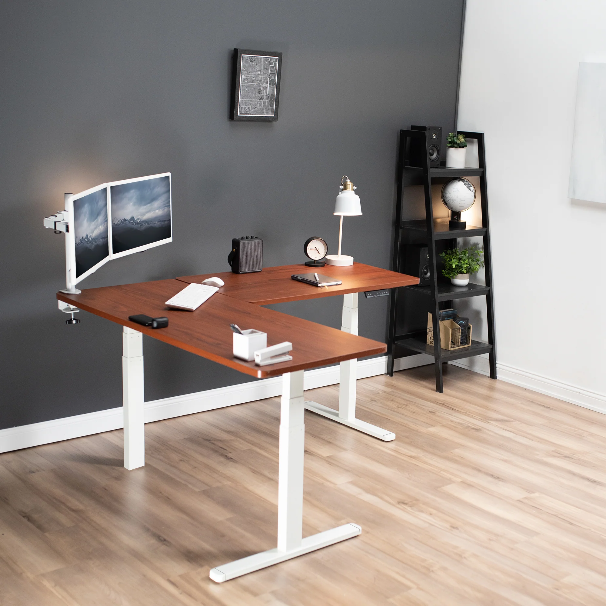 3E Series - Triple Motor Corner Electric Desk - Image 55