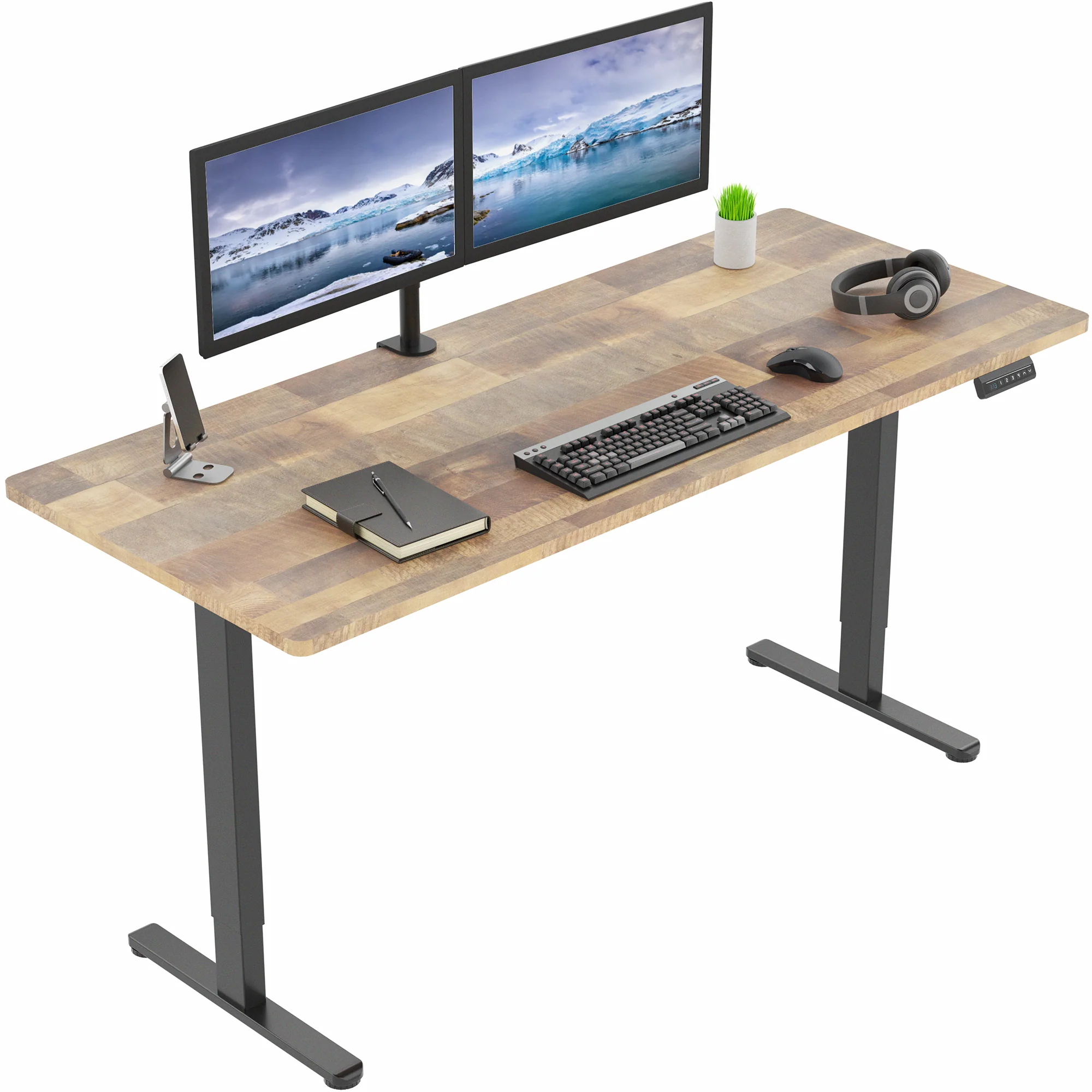 E2 Series - 71" x 30" Dual Motor Electric Desk - Image 12