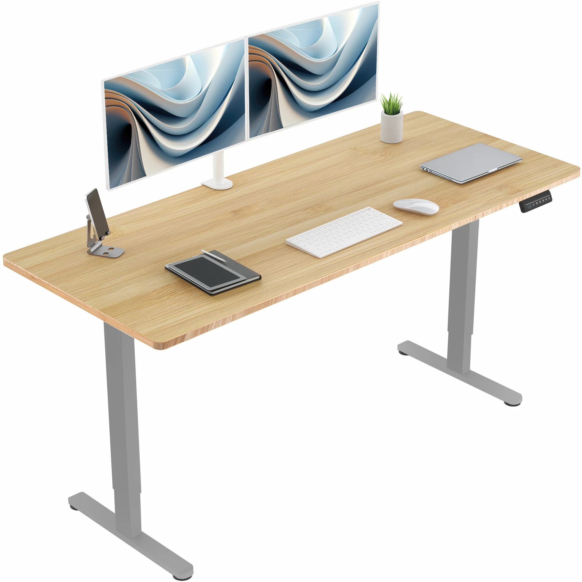 E2 Series - 71" x 30" Dual Motor Electric Desk - Image 16