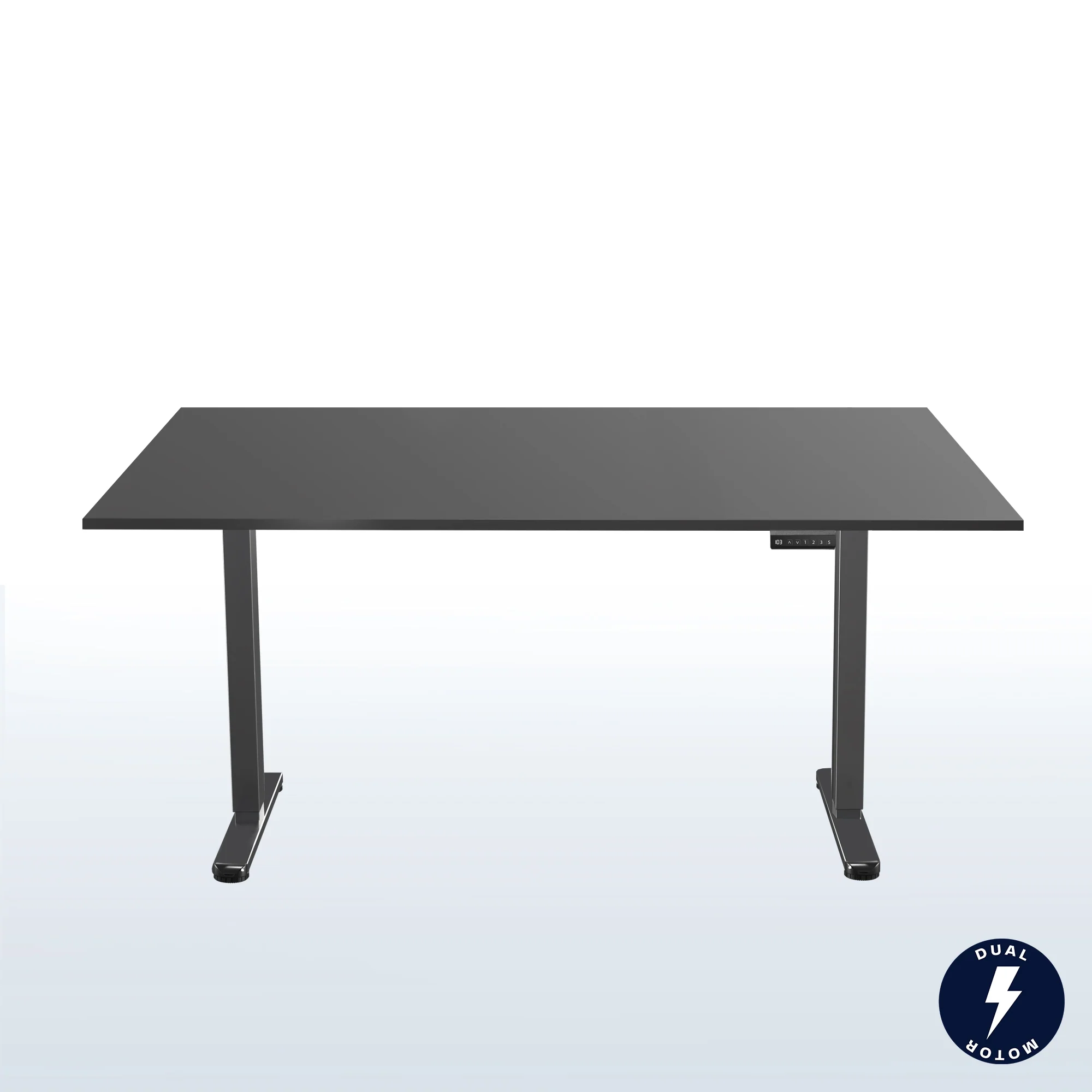 E2 Series - 71" x 30" Dual Motor Electric Desk with Square Corner Top