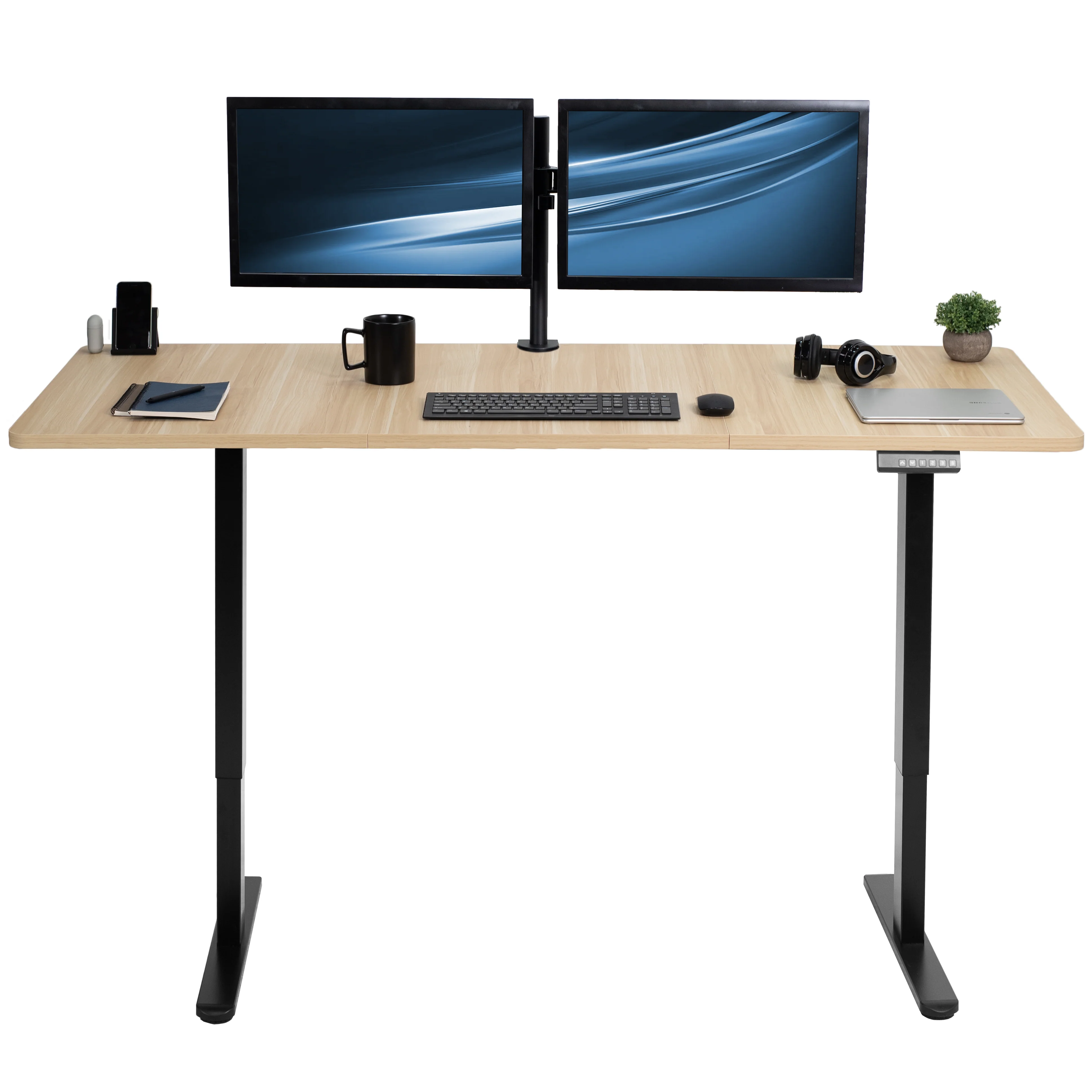 E2 Series - 71" x 30" Dual Motor Electric Desk - Image 12