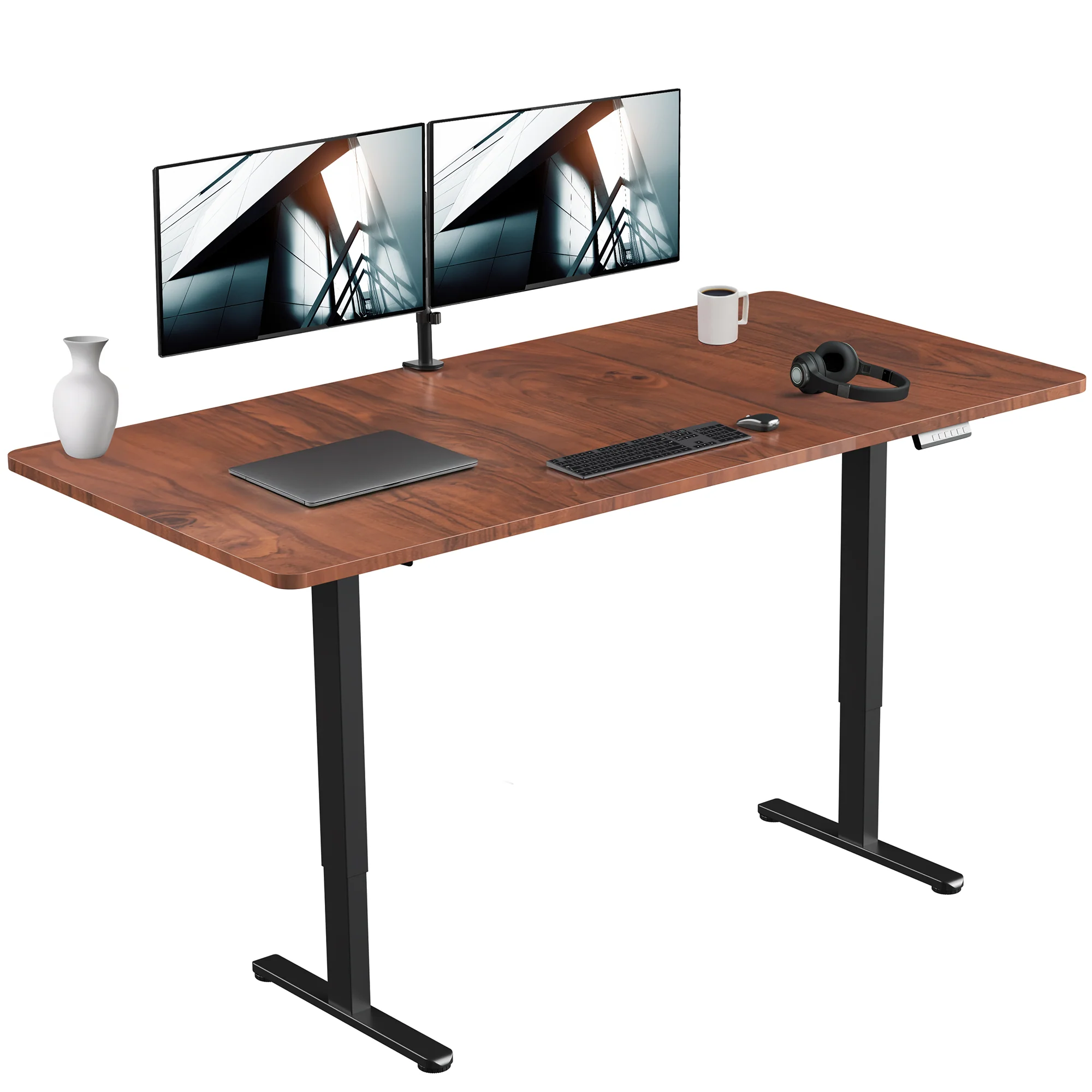 E2 Series - 71" x 36" Dual Motor Electric Desk - Image 12