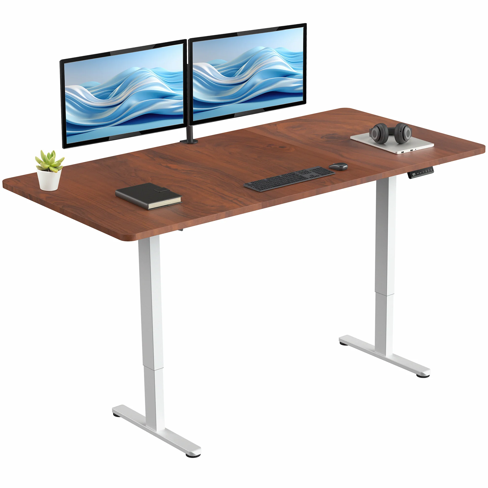 E2 Series - 71" x 36" Dual Motor Electric Desk - Image 40