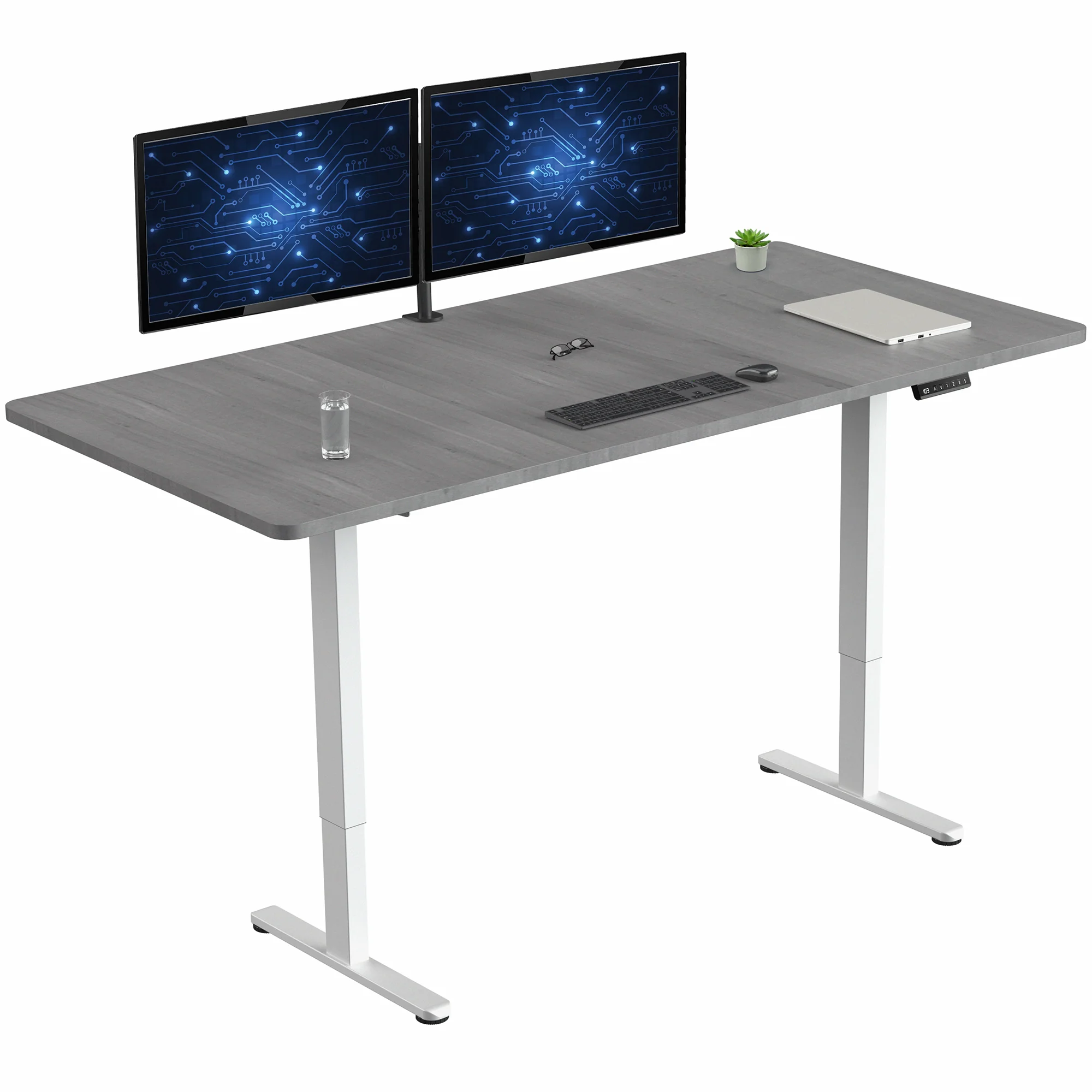 E2 Series - 71" x 36" Dual Motor Electric Desk - Image 42