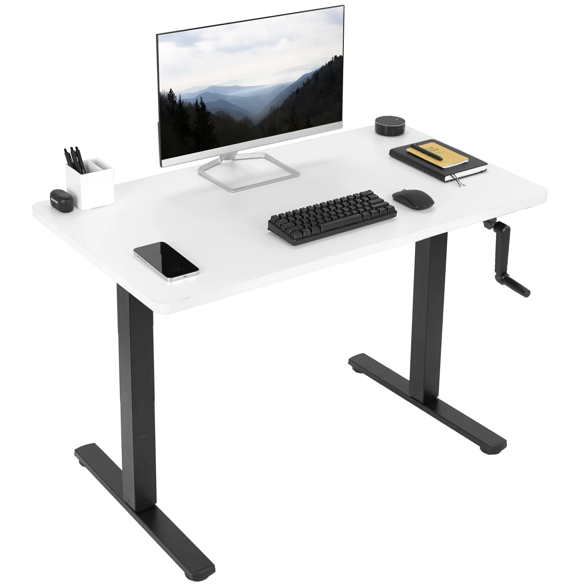 MB Series - 43" x 24" Manual Height Adjustable Desk - Image 15