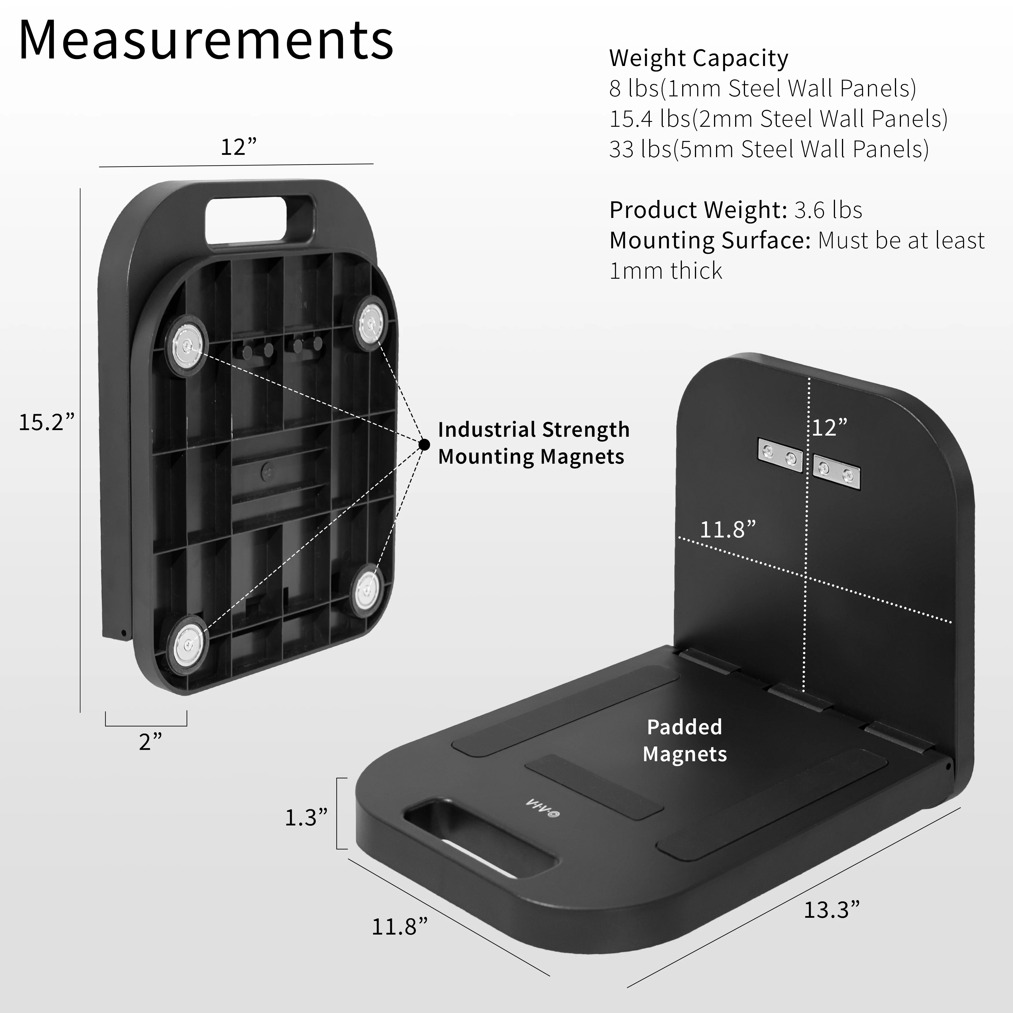 12" x 13" Magnetic Workstation - Image 4