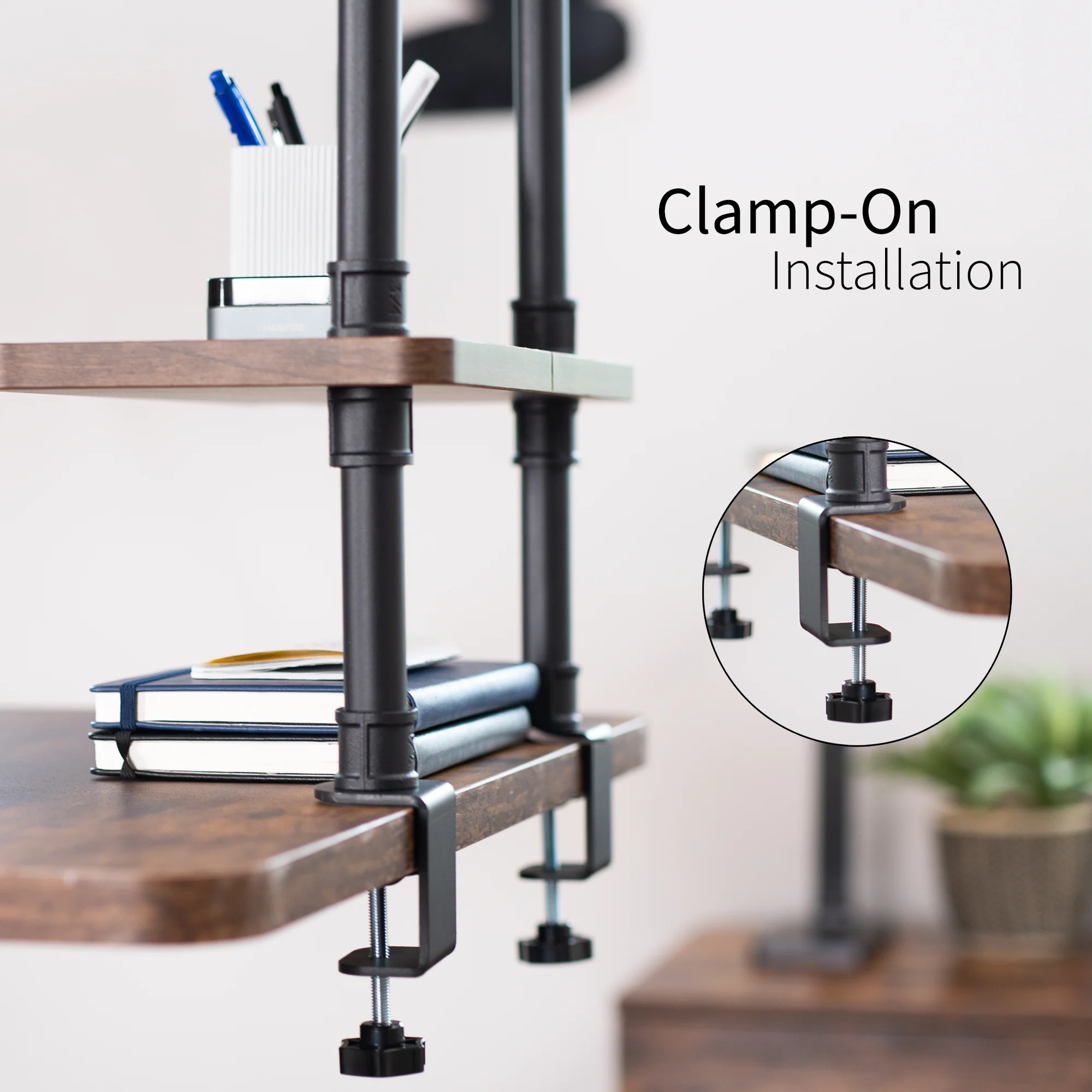 Clamp-on Industrial Pipe Shelves - Image 5