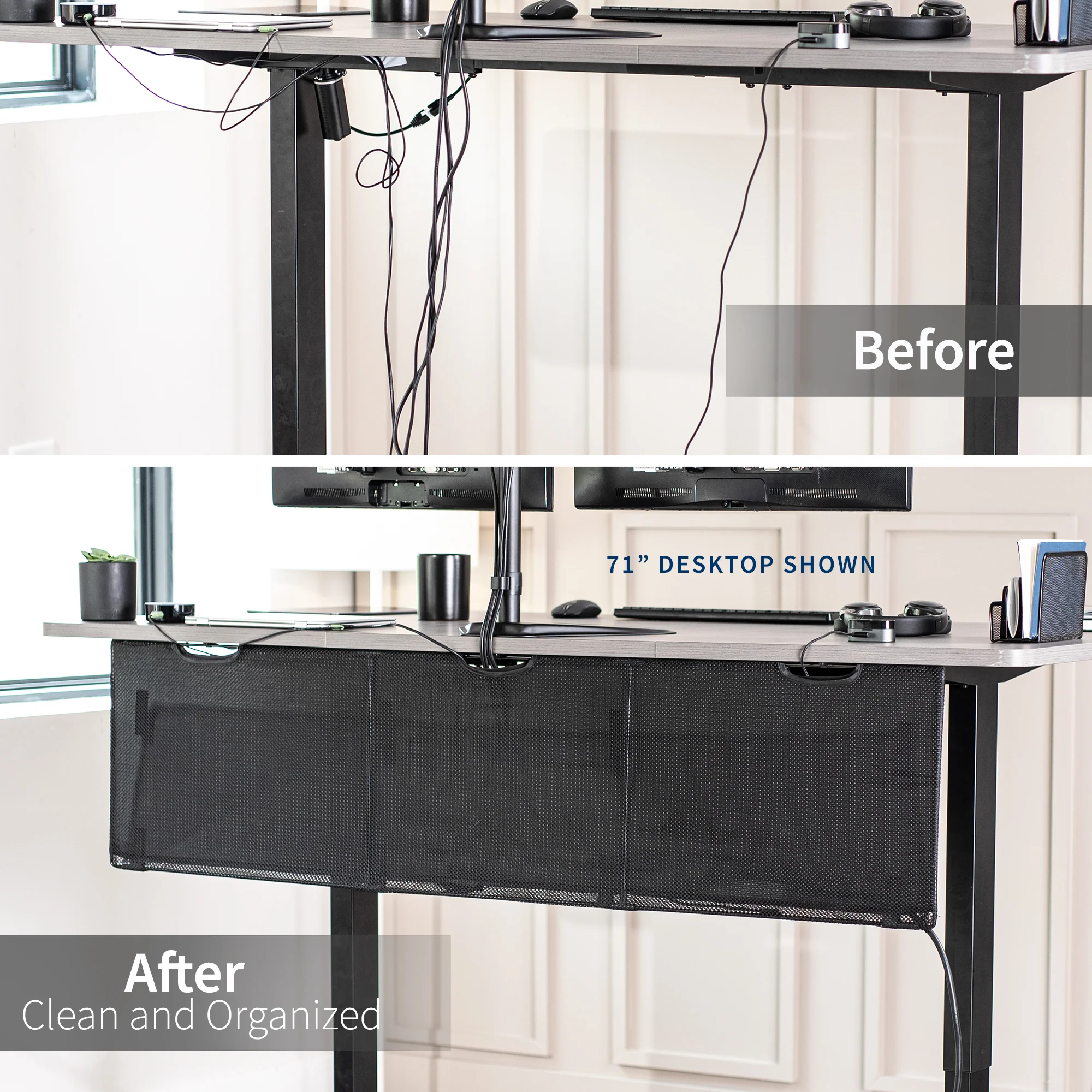Cable Management Desk Skirt - Image 5