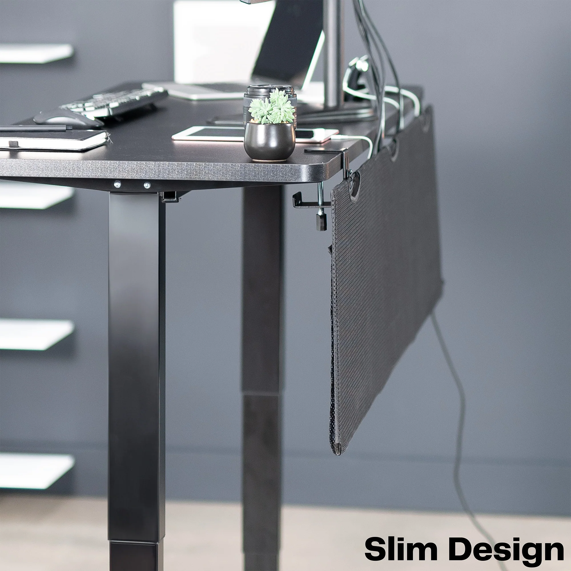 Clamp-on Cable Management Desk Skirt - Image 6