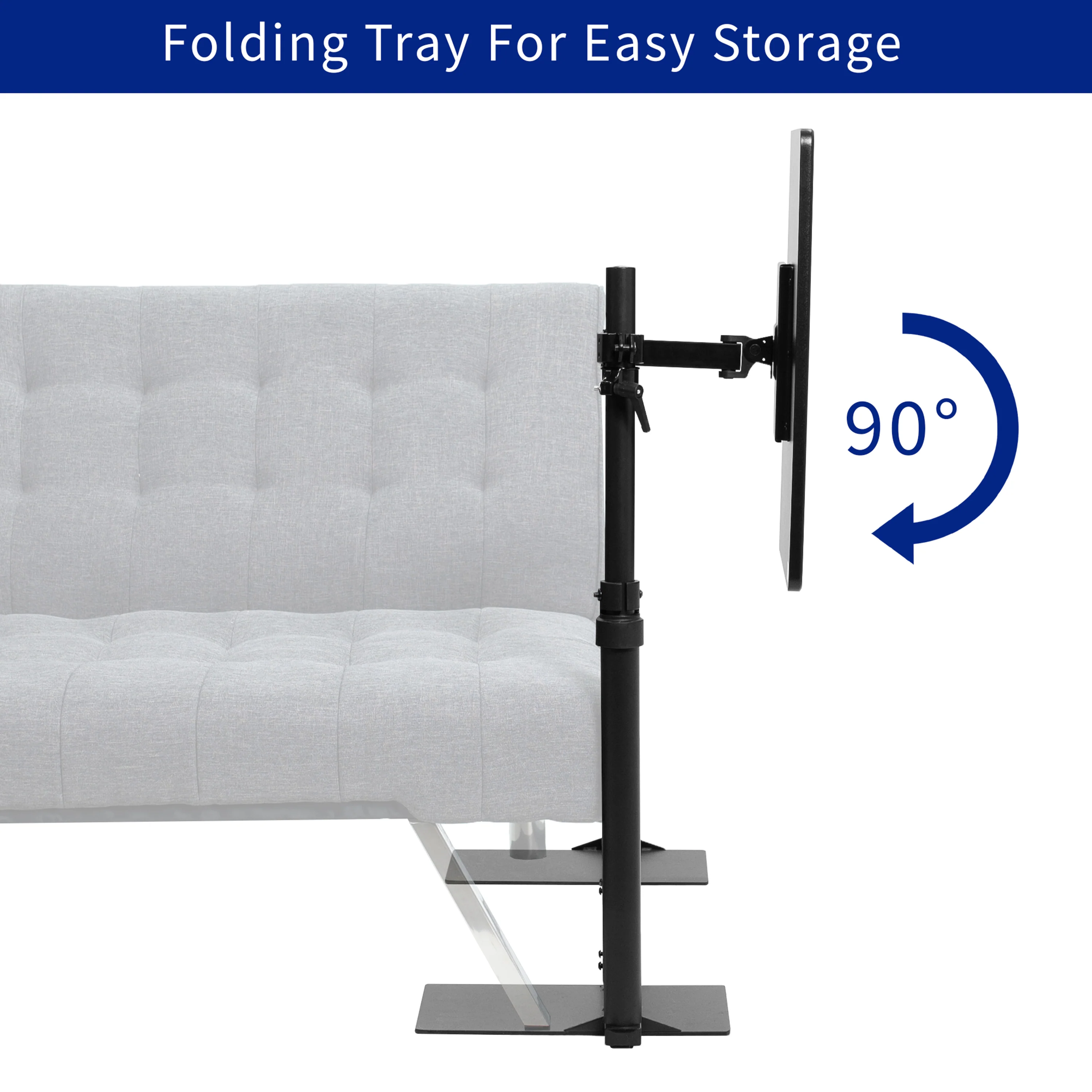 20" x 15" Swivel Couch Desk - Image 5