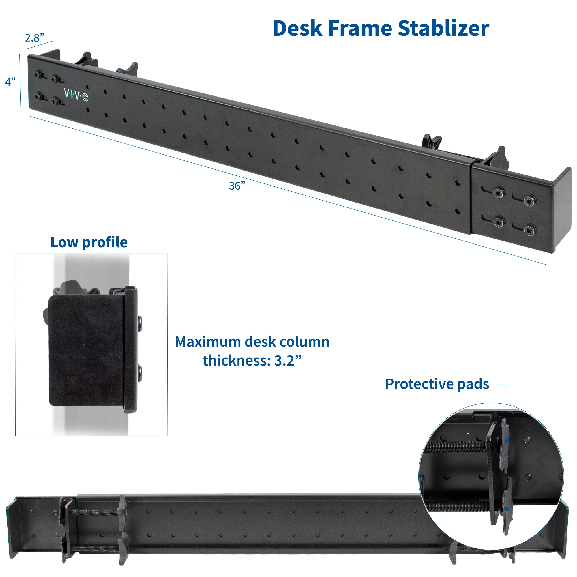 Clamp-on Desk Stabilizer - Image 3