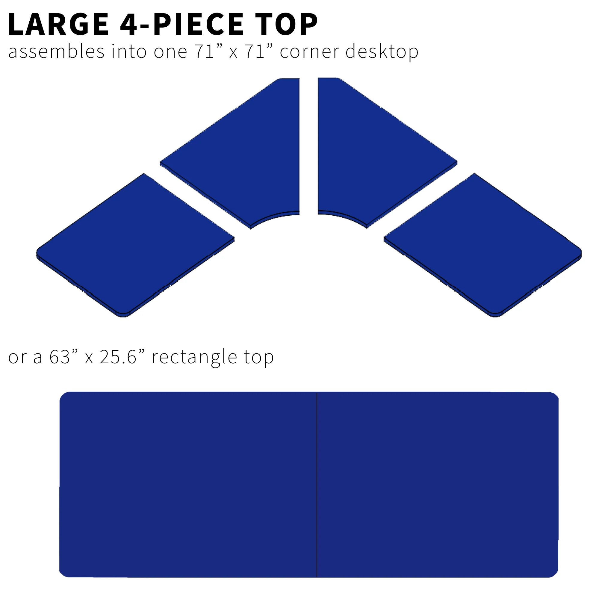 Curved Corner Table Top - Image 6