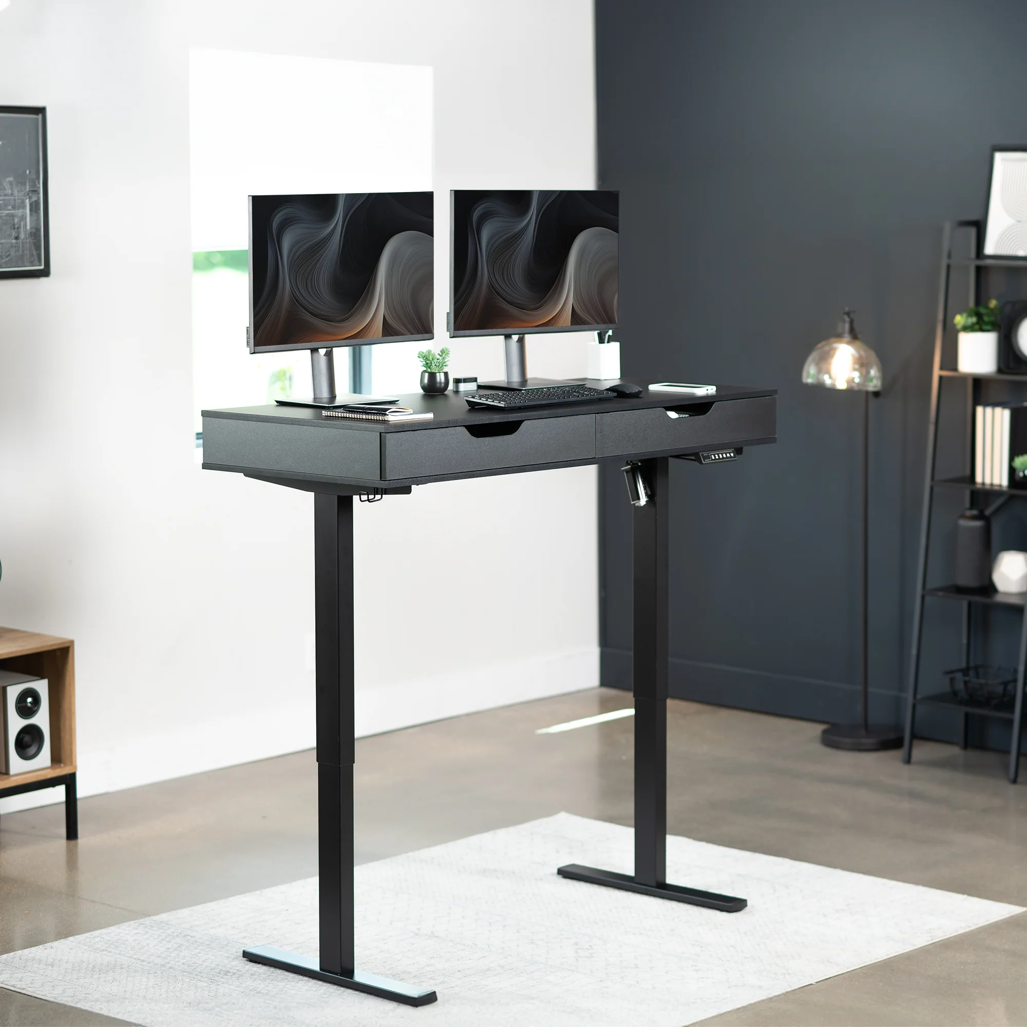 55" x 24" Table Top with Storage & Built-in Power Strip - Image 2