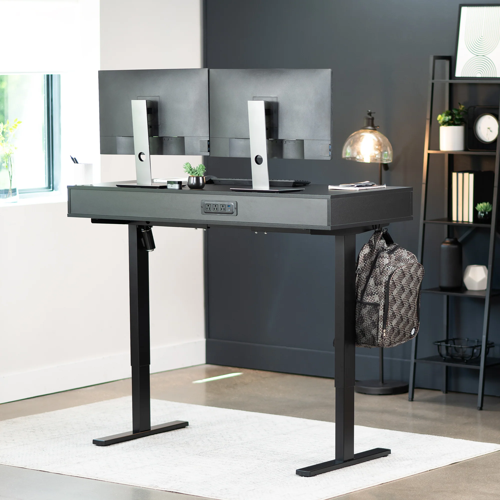 55" x 24" Table Top with Storage & Built-in Power Strip - Image 6