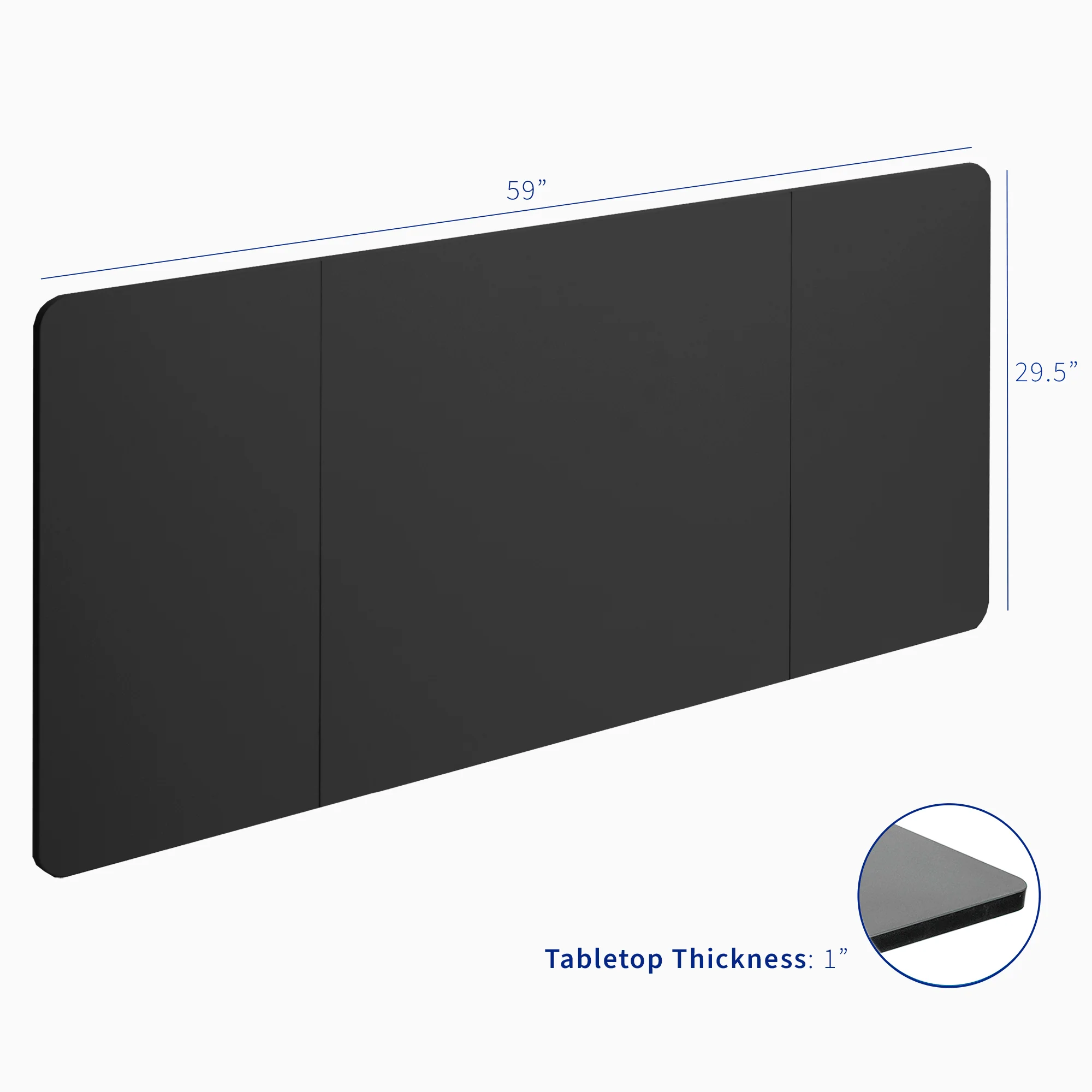 60” x 30” Three-Piece Table Top - Image 3