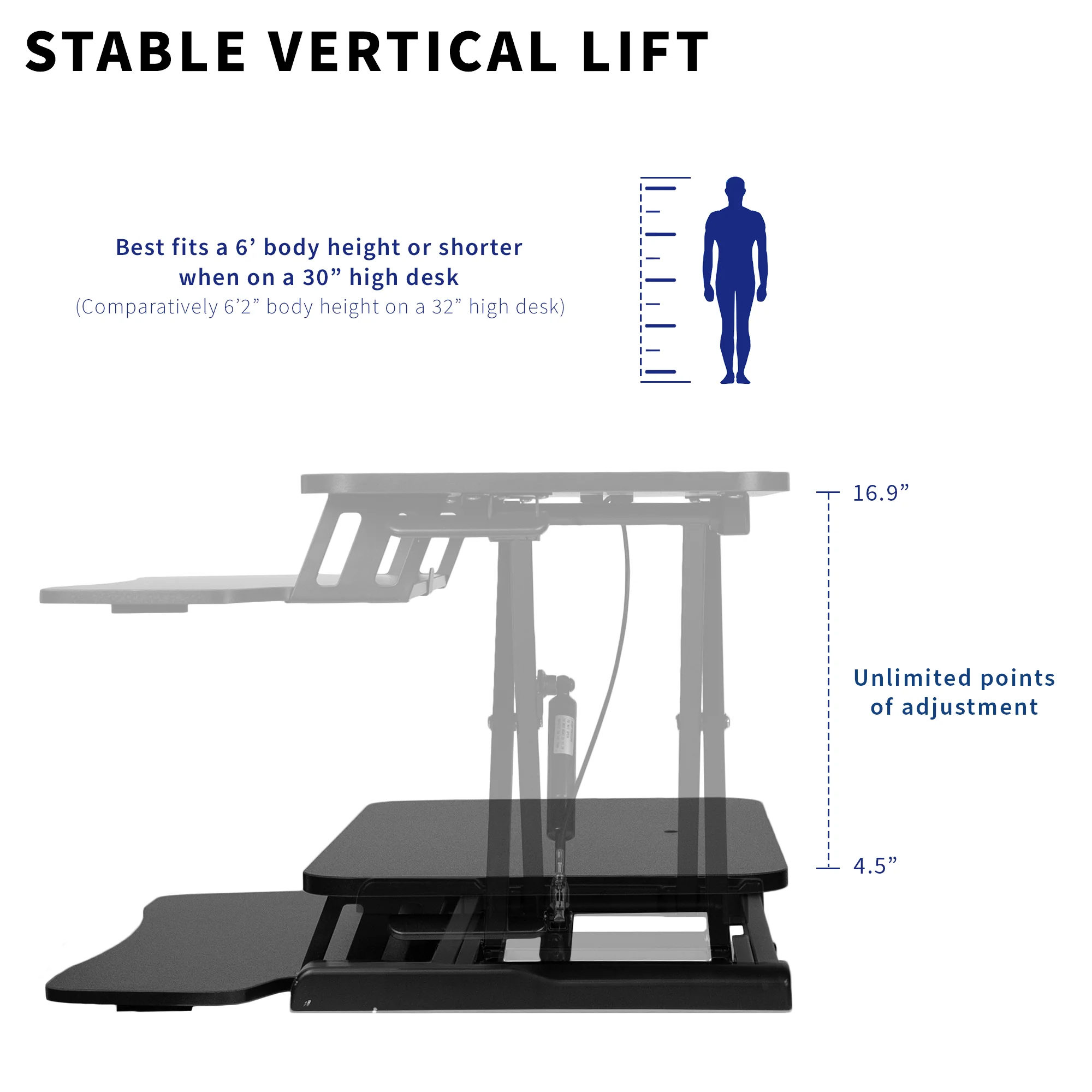 K Series Standing Desk Converter - Image 28