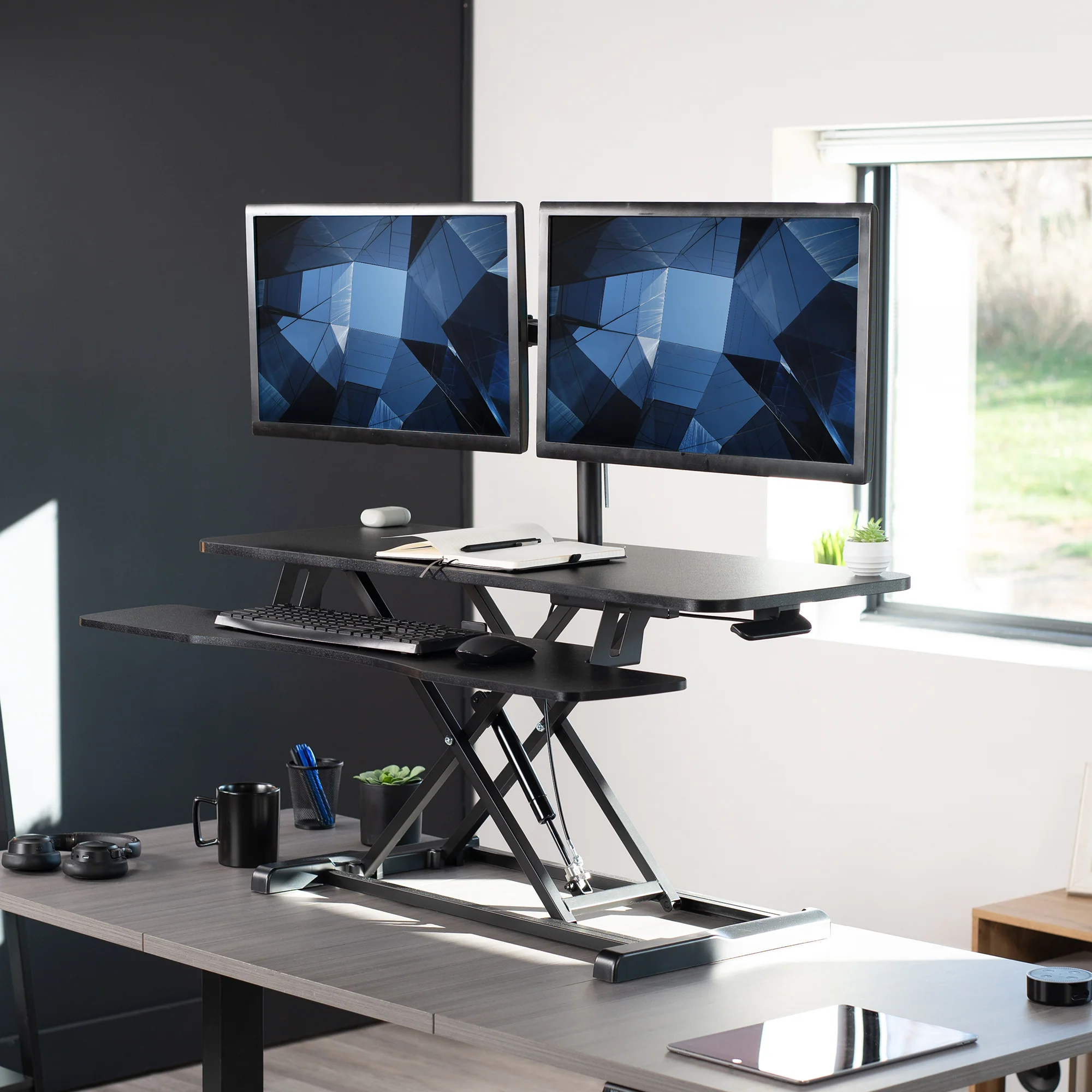 Standing Desk Converter with Dual Monitor Mount - Image 21