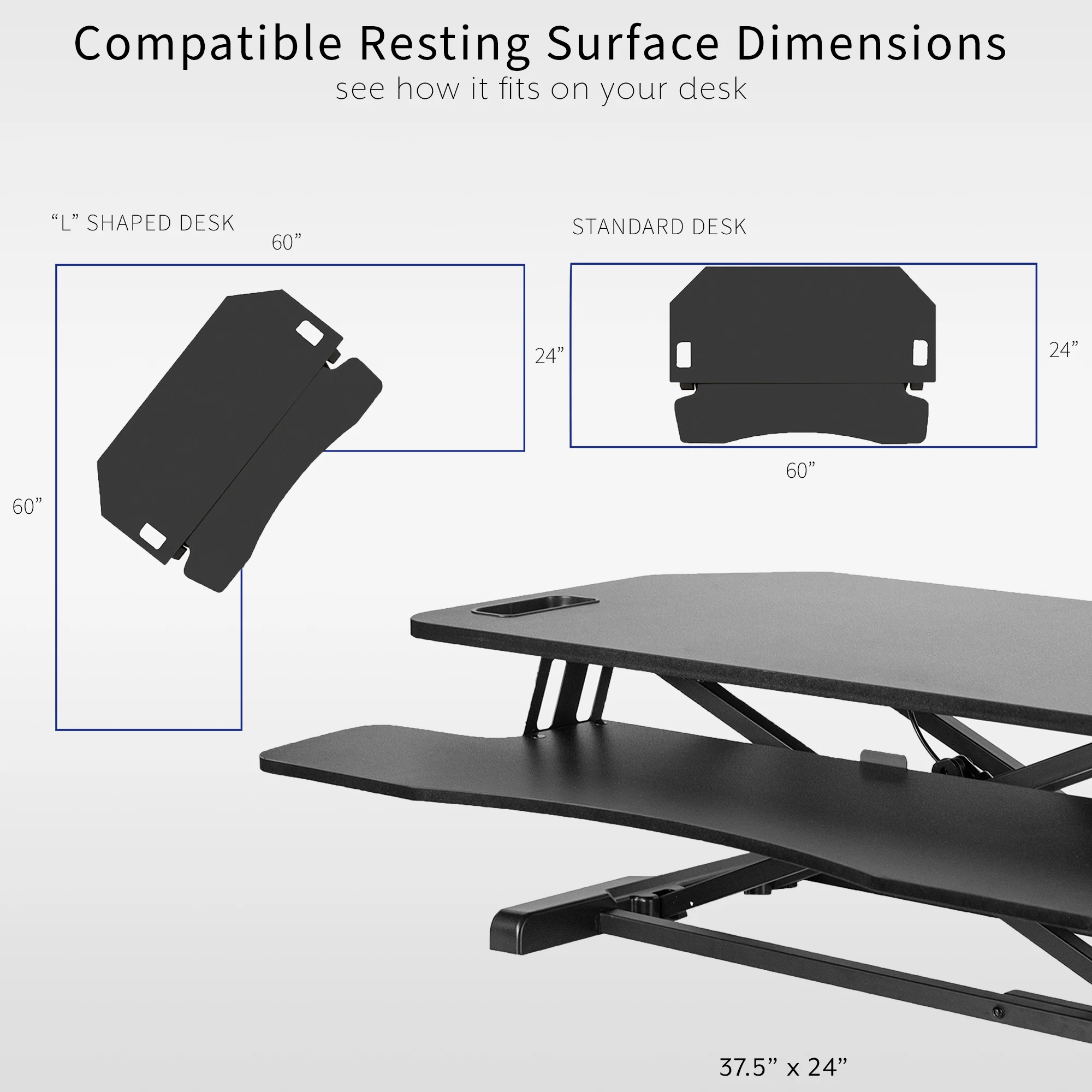 Corner Standing Desk Converter - Image 6