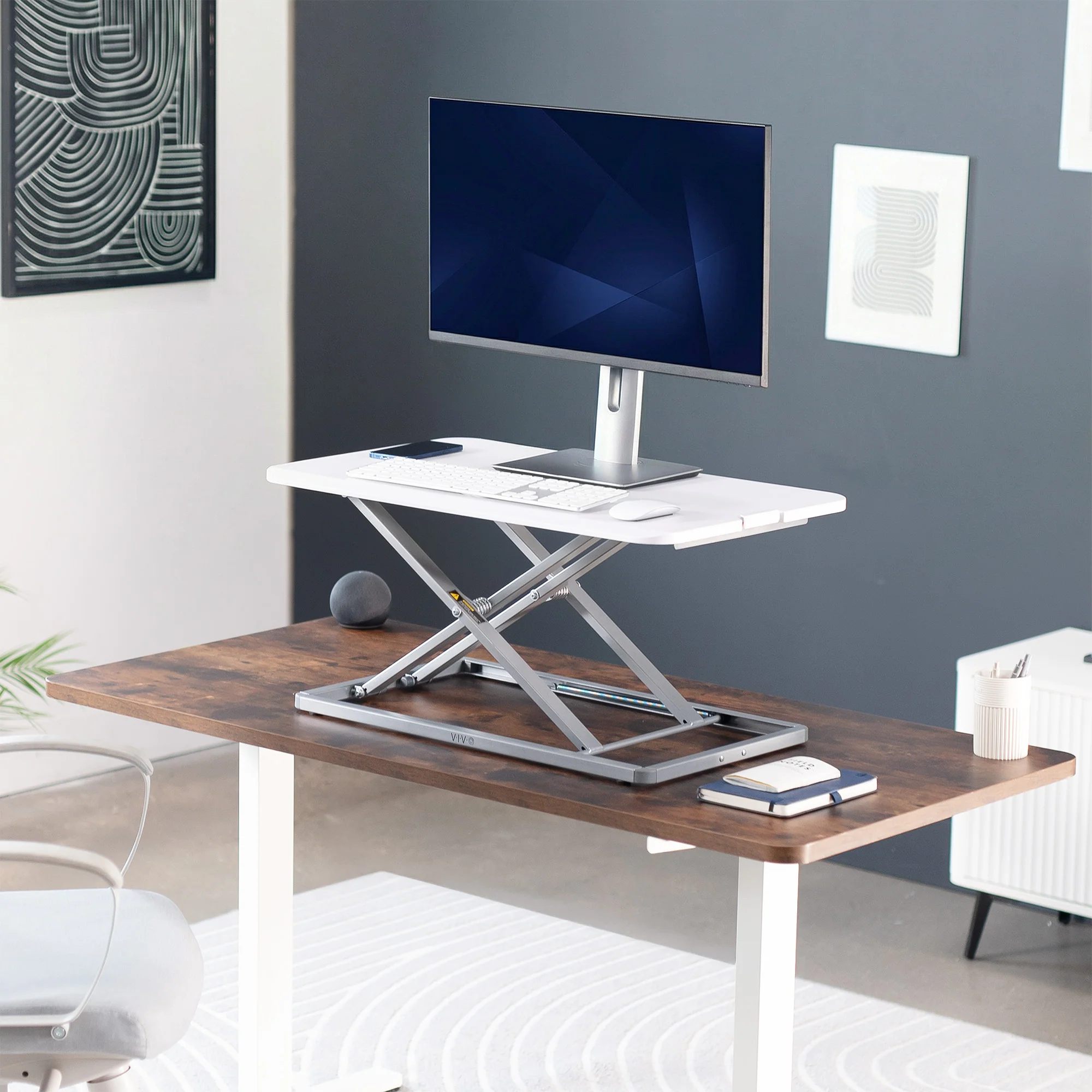 30" Single Top Standing Desk Converter - Image 11