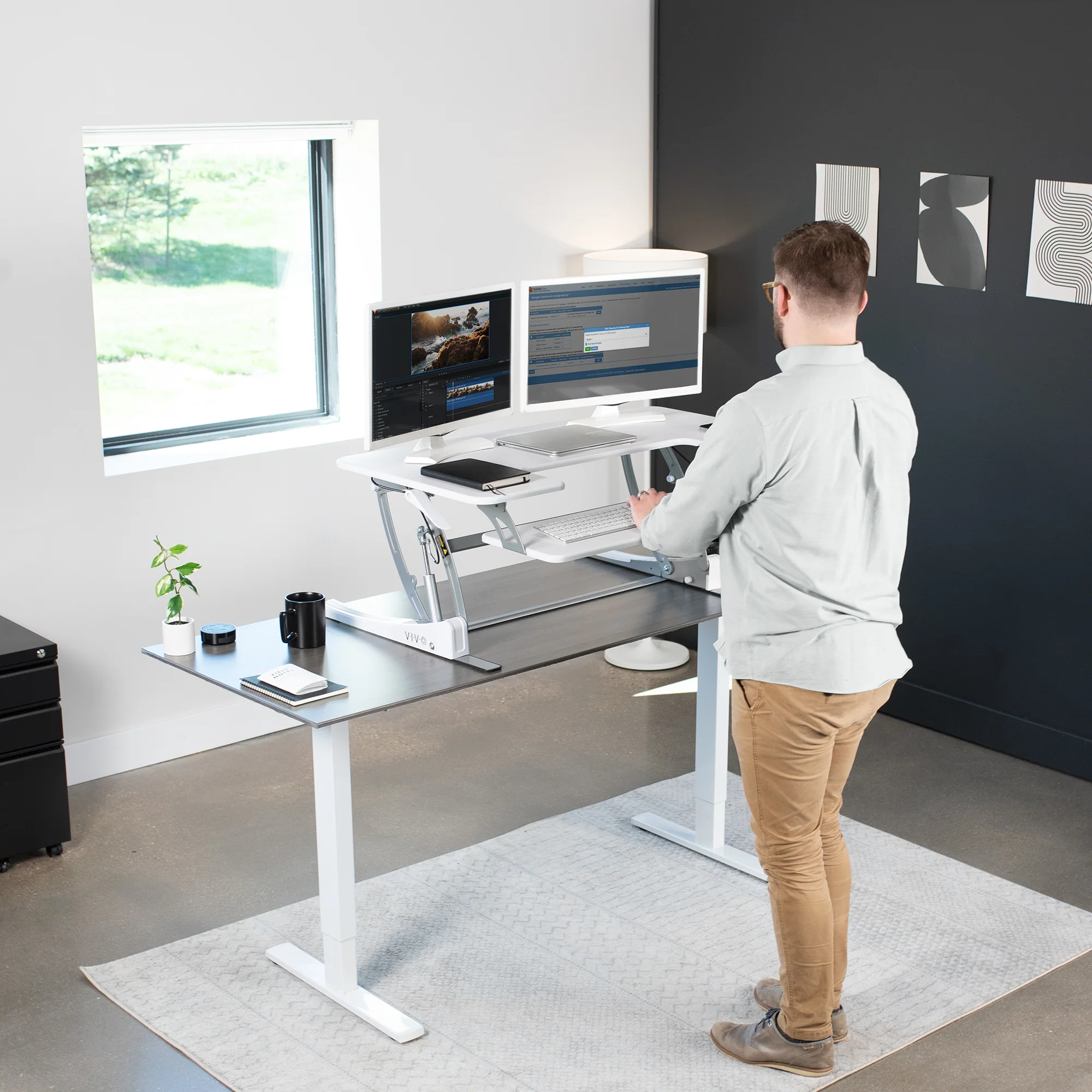 V Series Standing Desk Converter - Image 19