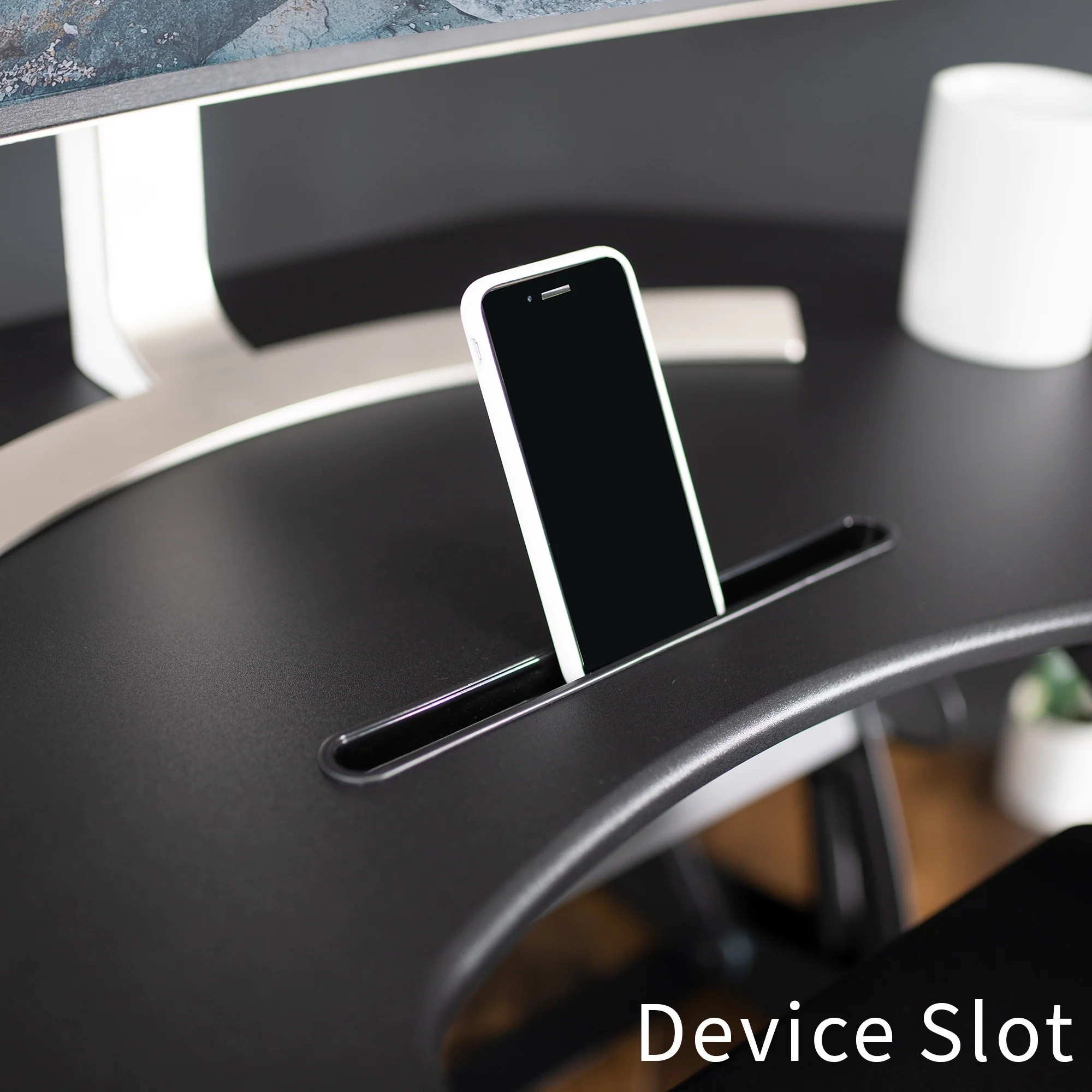 44" Corner Standing Desk Converter - Image 7