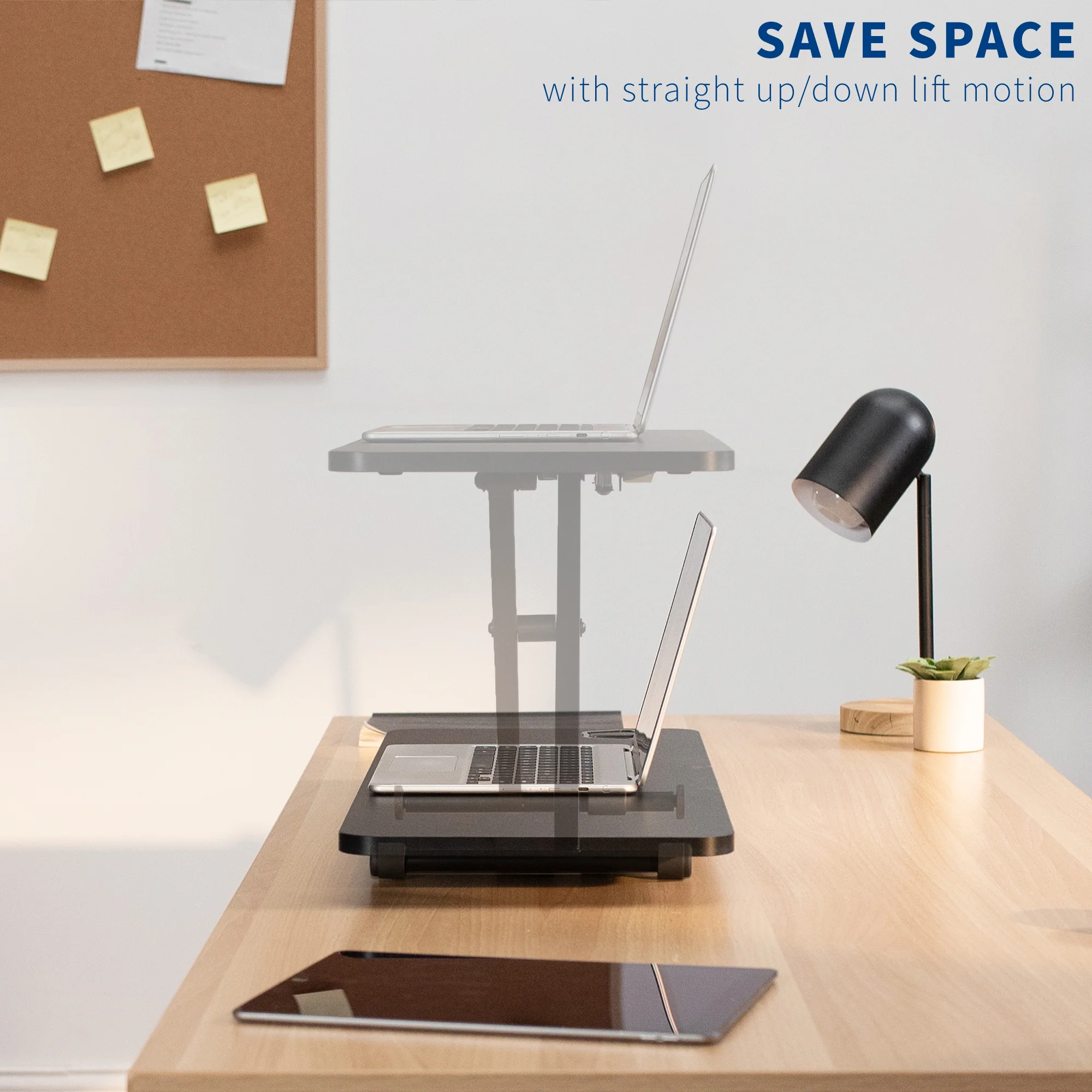 28" Single Top Standing Desk Converter - Image 4