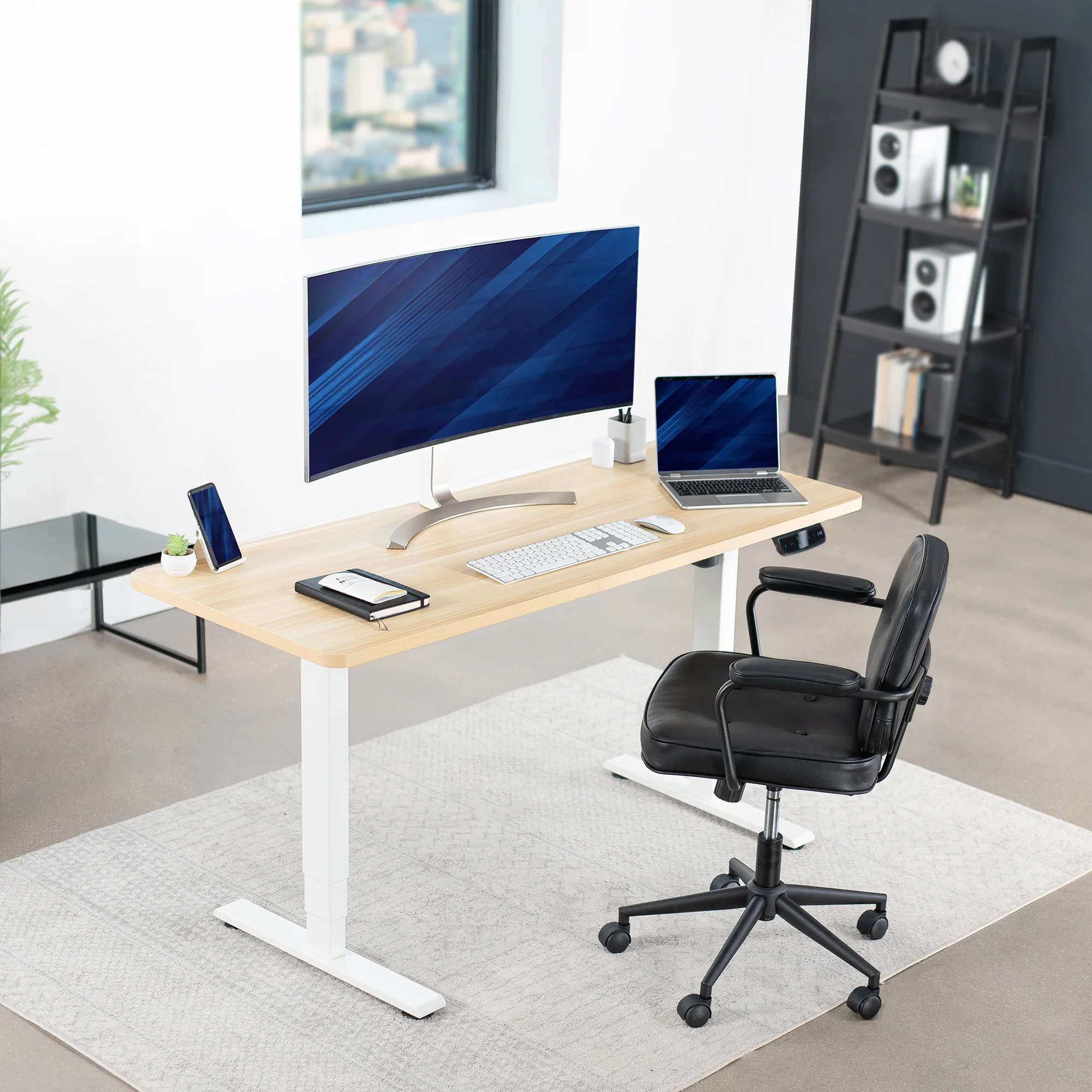 Electric Single Motor Desk Frame with Touch Screen Memory Controller - Image 12