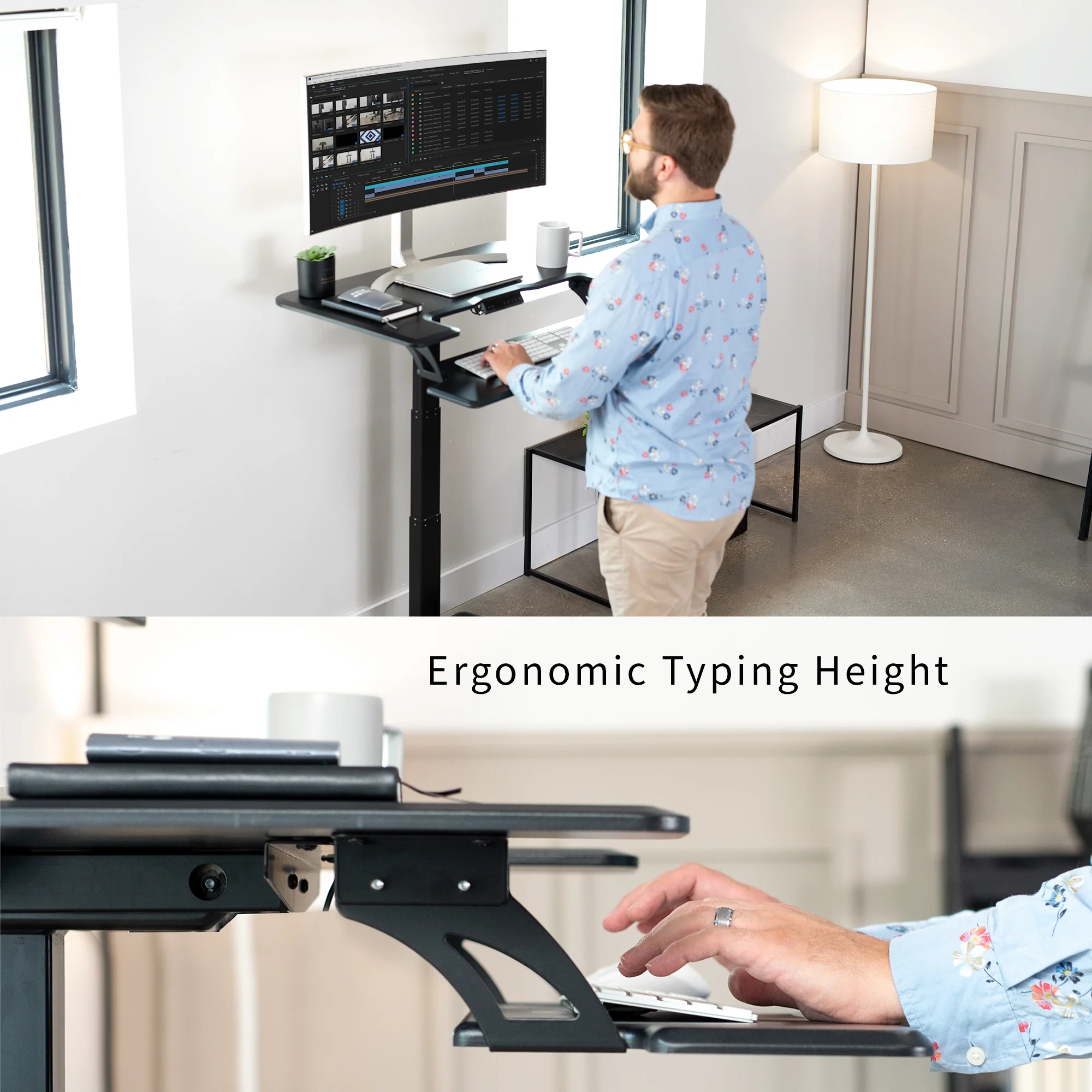 36" Electric Mobile Compact Desk - Image 8