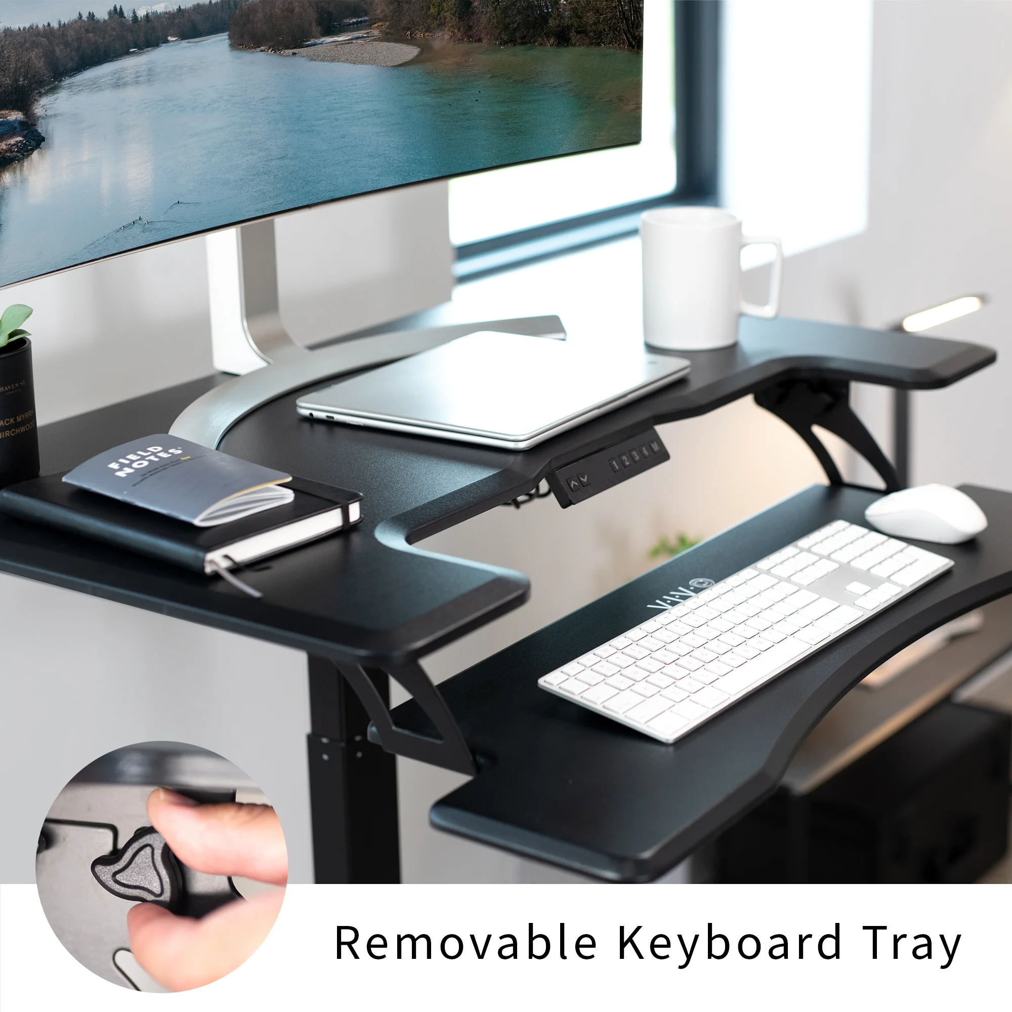 36" Electric Mobile Compact Desk - Image 9