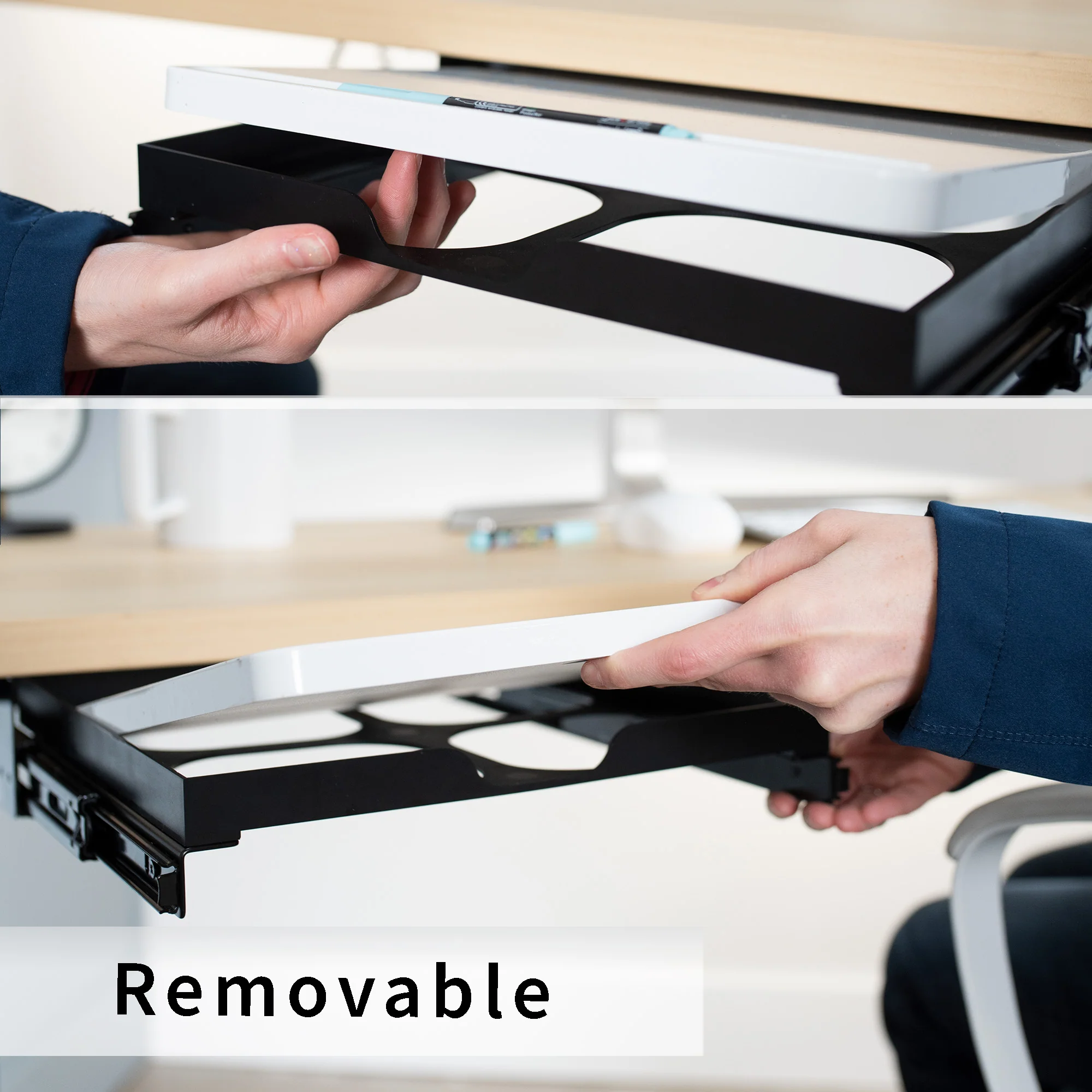 Under Desk Whiteboard Slider Tray - Image 4