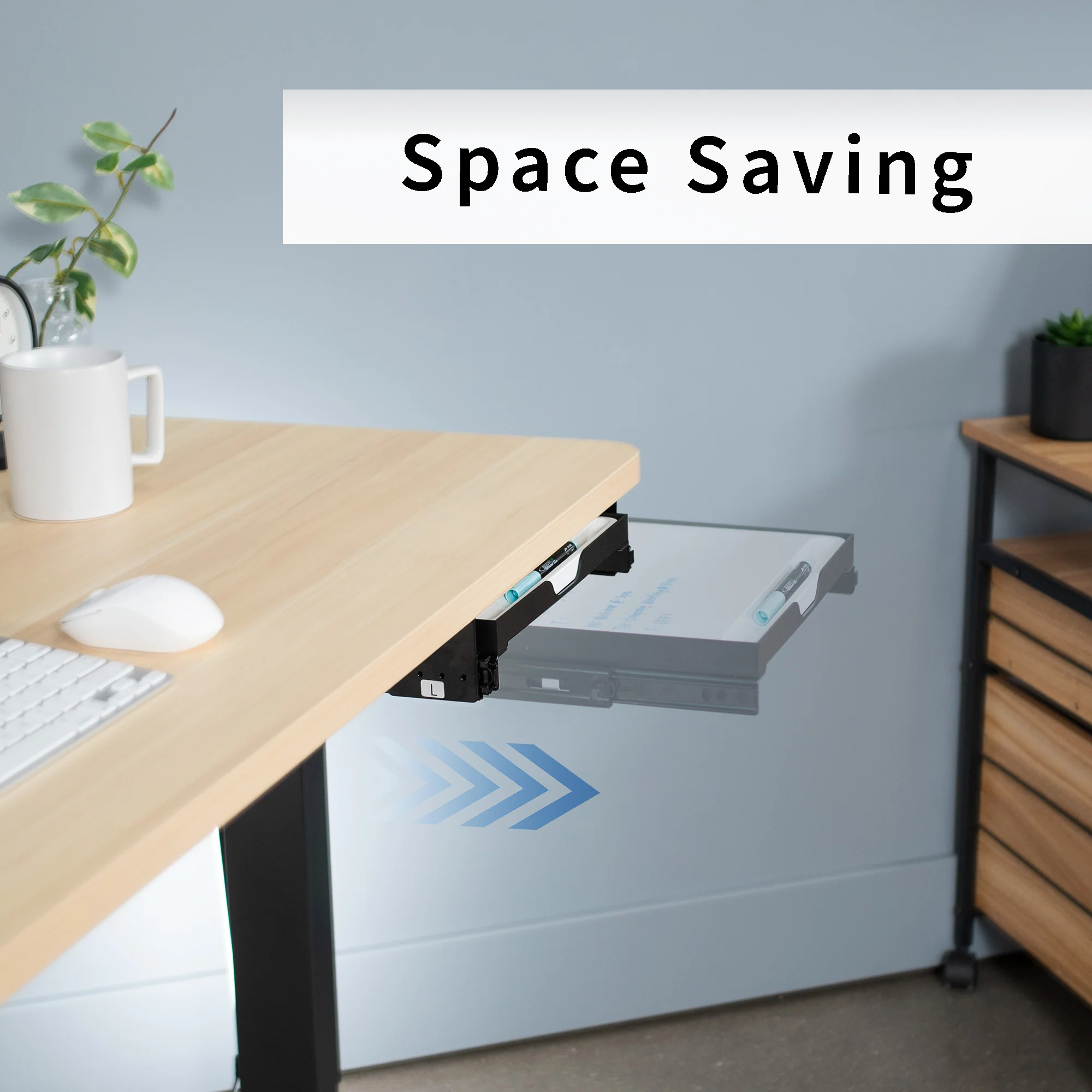 Under Desk Whiteboard Slider Tray - Image 5