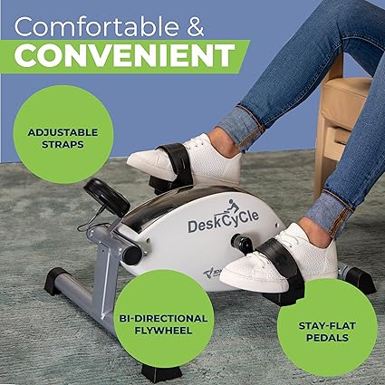 DeskCycle by VIVO Under Desk Bike Pedal Exerciser - Image 3