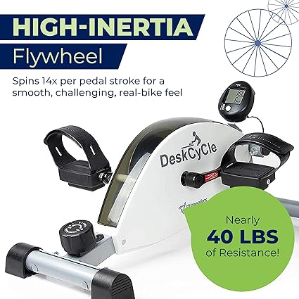 DeskCycle by VIVO Under Desk Bike Pedal Exerciser - Image 4