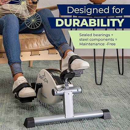 DeskCycle by VIVO Under Desk Bike Pedal Exerciser - Image 5