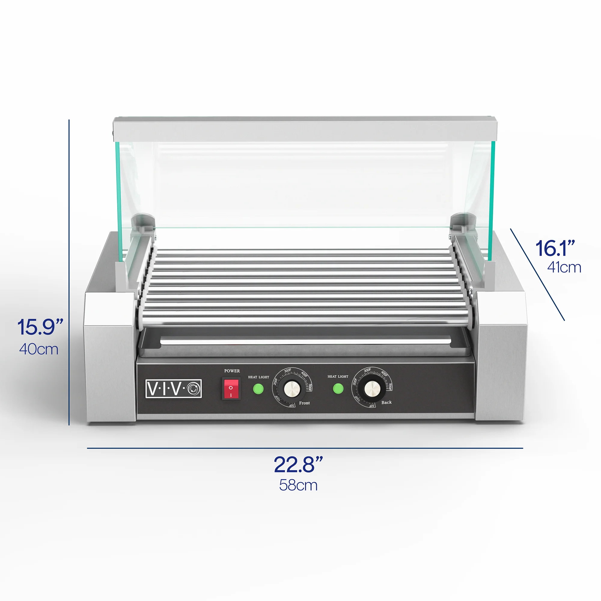 Electric Hot Dog Machine with Sanitation Hood - Image 15