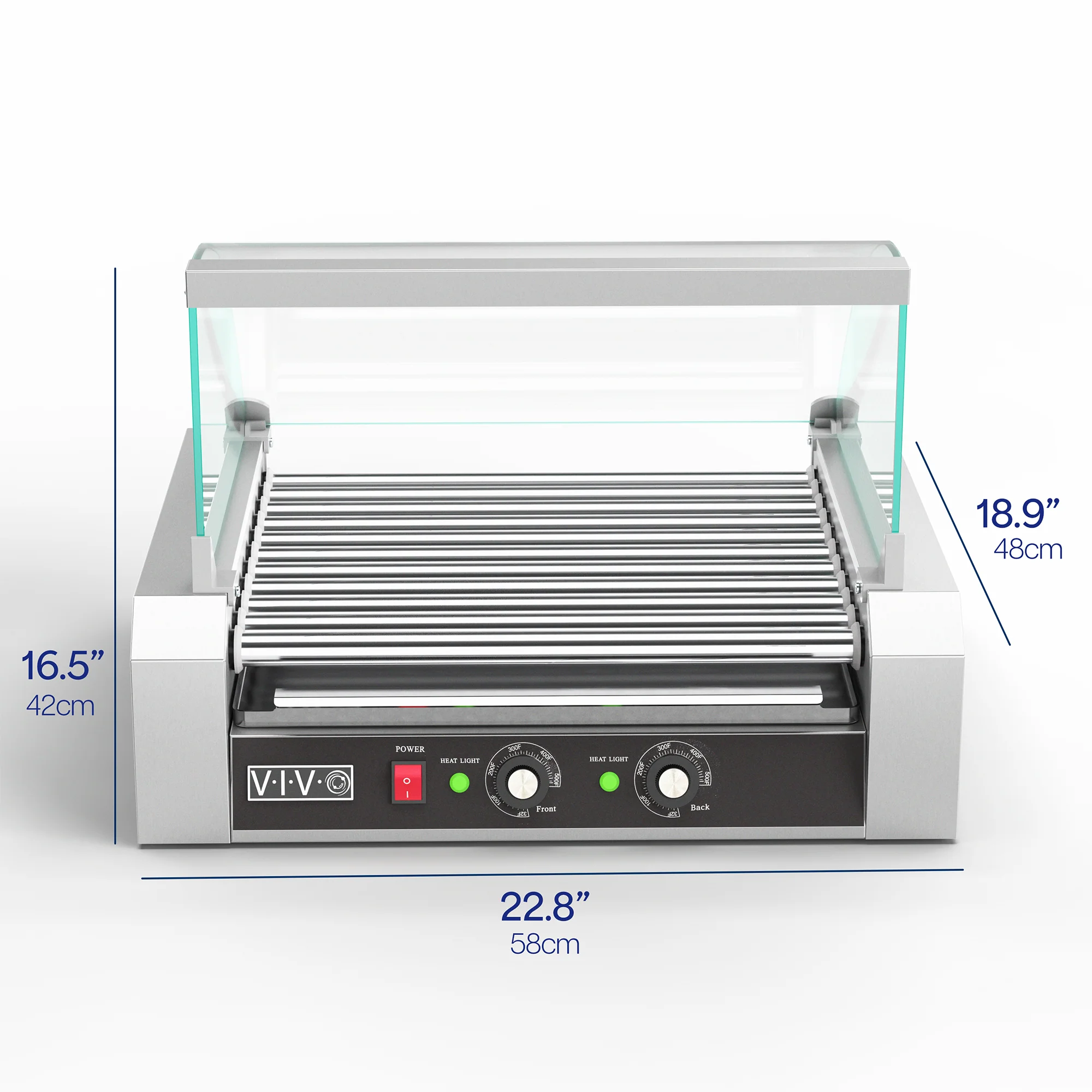 Electric Hot Dog Machine with Sanitation Hood - Image 18