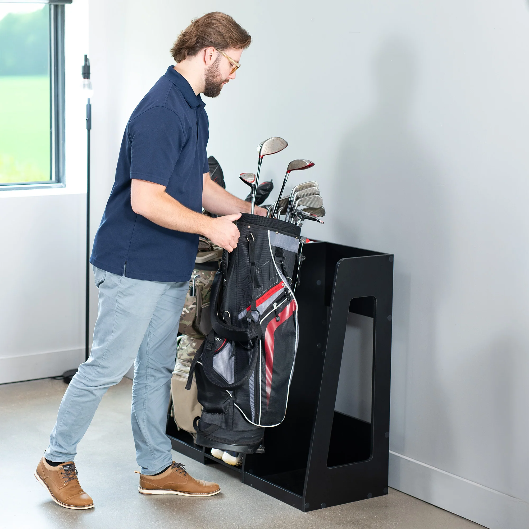 Life Finds by VIVO Golf Bag Storage Organizer - Image 8