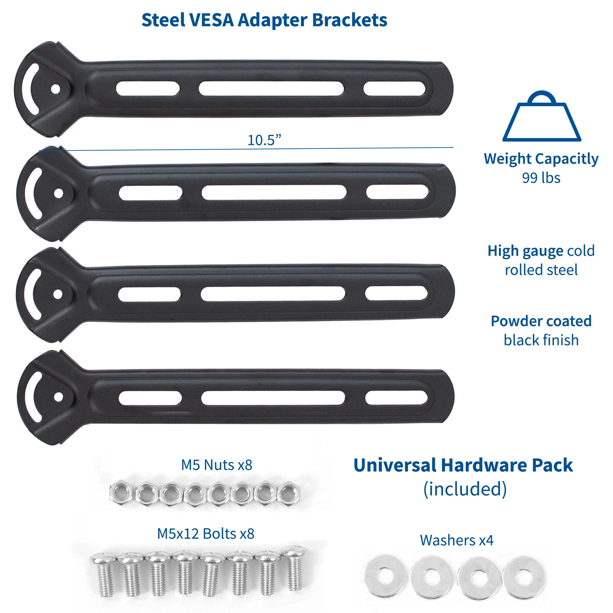 VESA LCD Screen Adapter 75x75mm to 400x400mm - Image 3