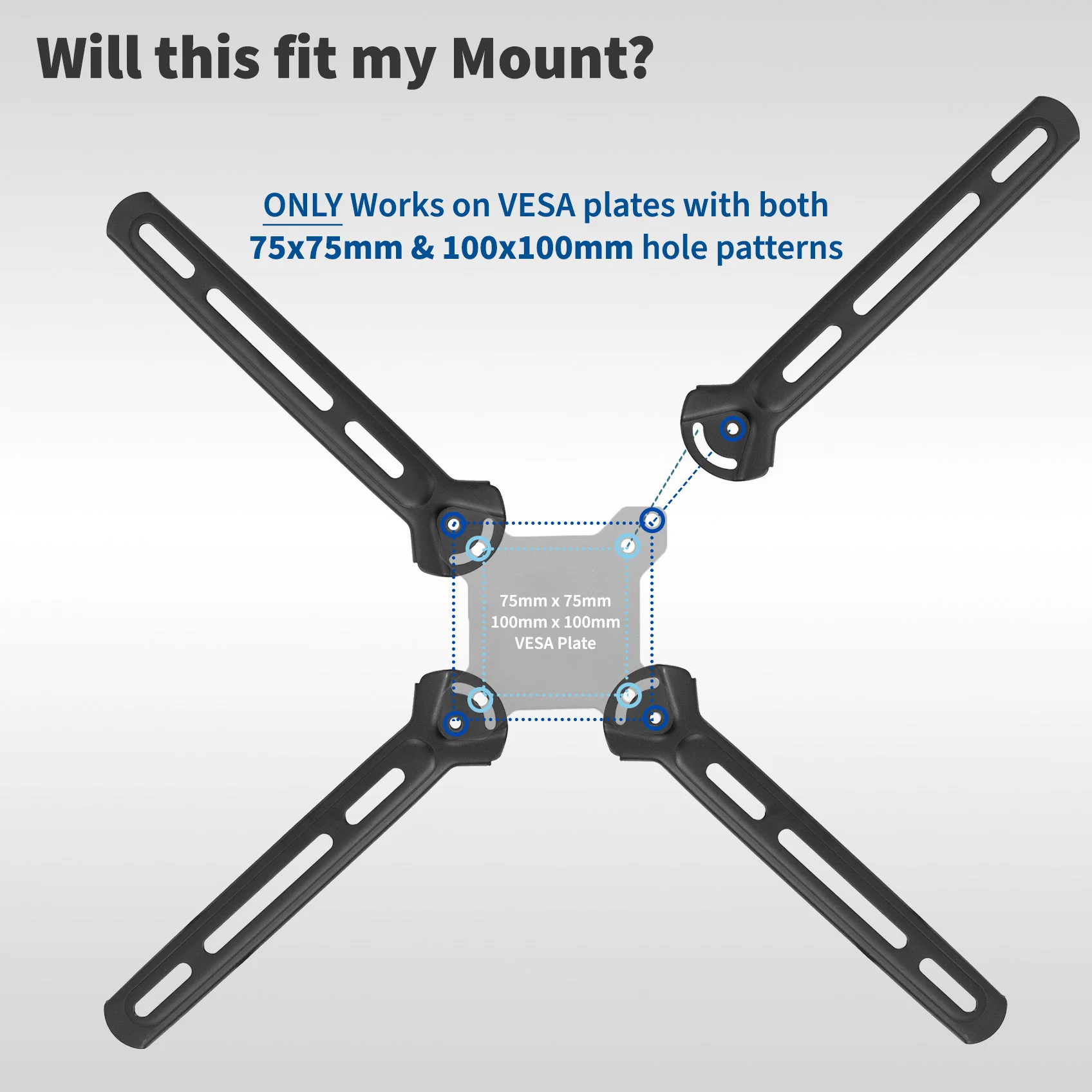 VESA LCD Screen Adapter 75x75mm to 400x400mm - Image 4