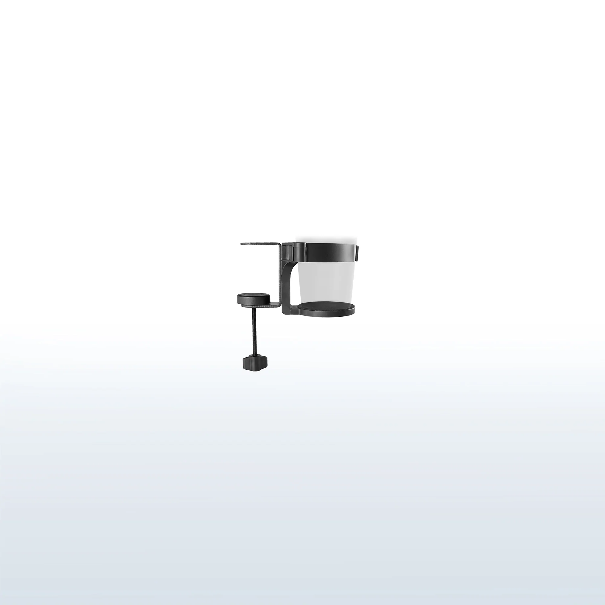Clamp-on Desk Cup Holder