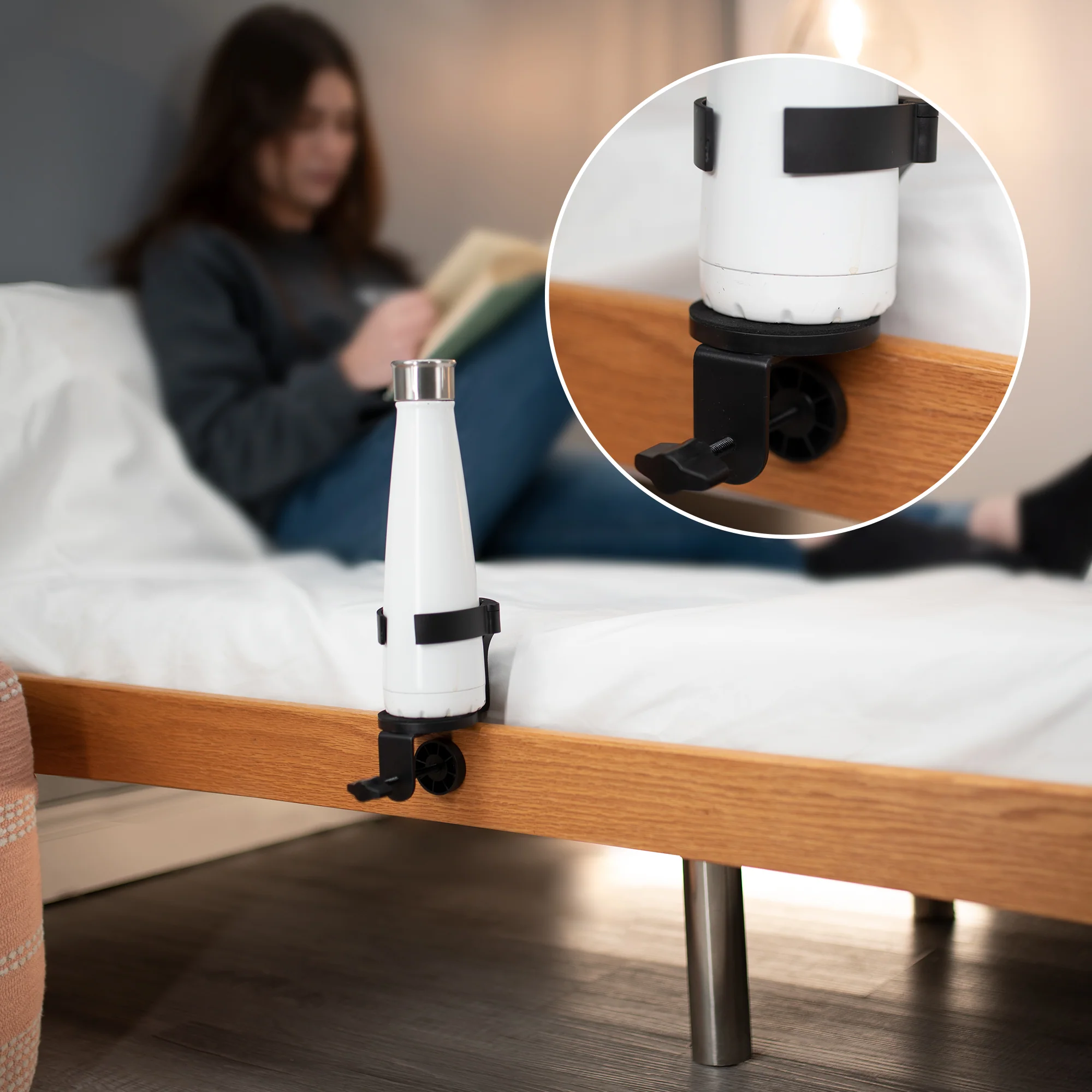 Clamp-on Desk Cup Holder - Image 4