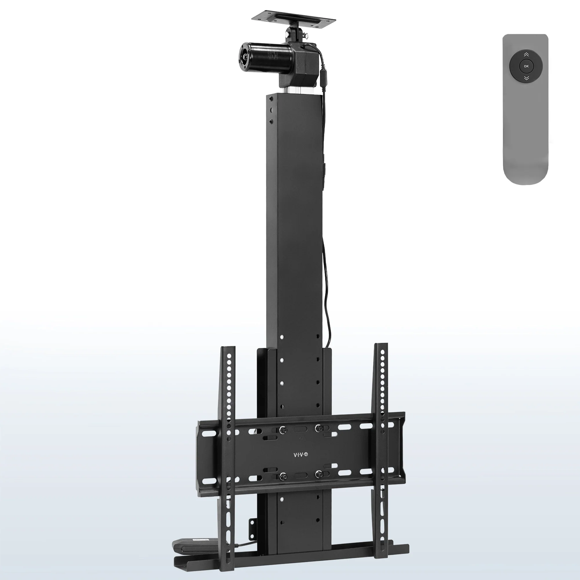 Motorized Drop Down 32” to 55” TV Mount with Remote Control