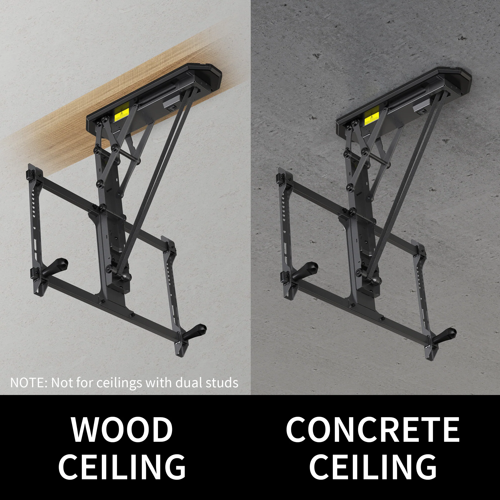 Electric Flip Down Ceiling Mount for 32” to 70” TVs - Image 9