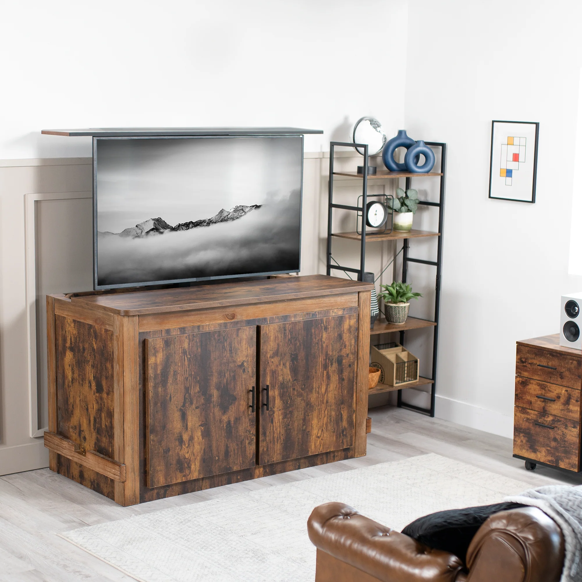 Motorized TV Stand with Remote Control - Image 2