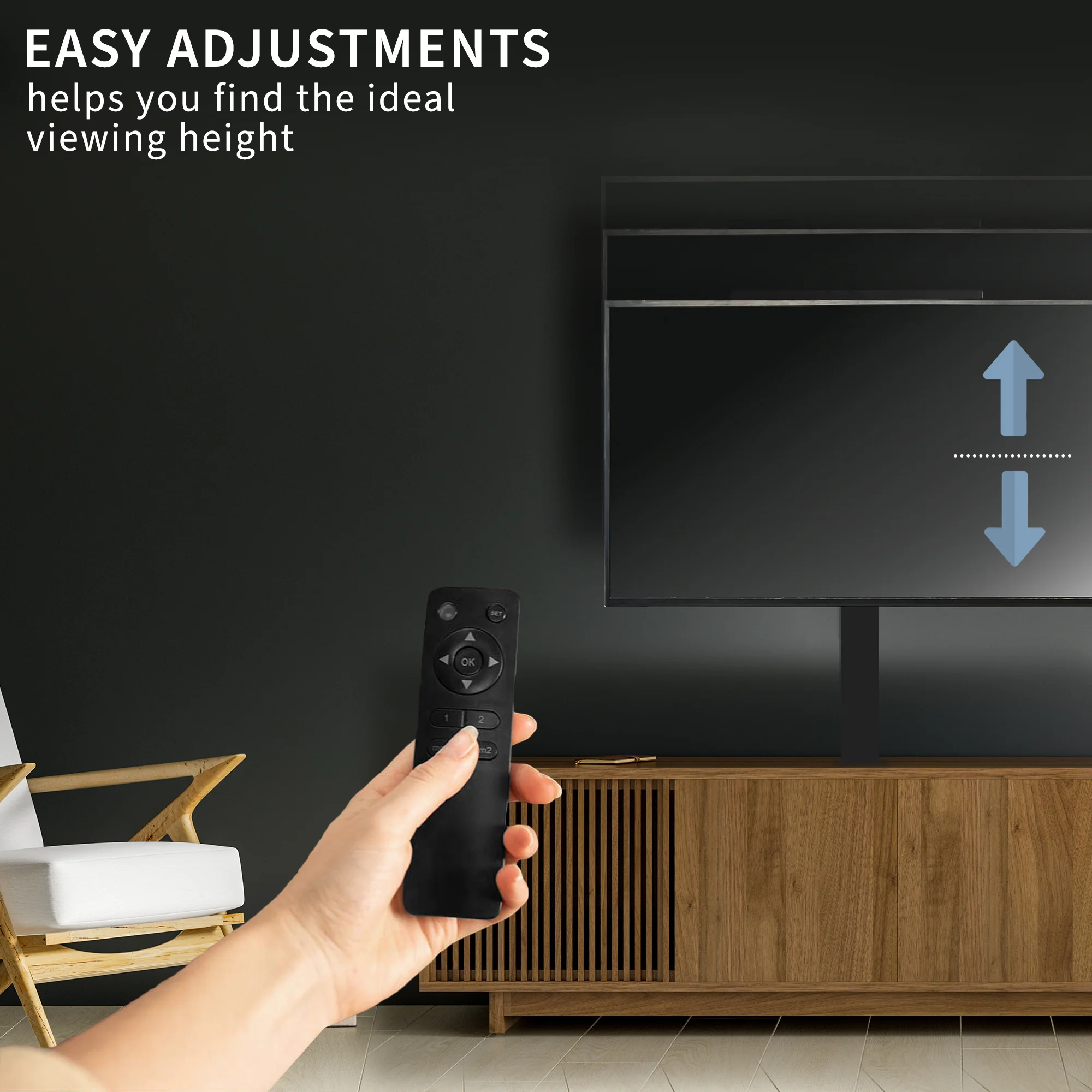 Motorized TV Stand with Remote Control - Image 7