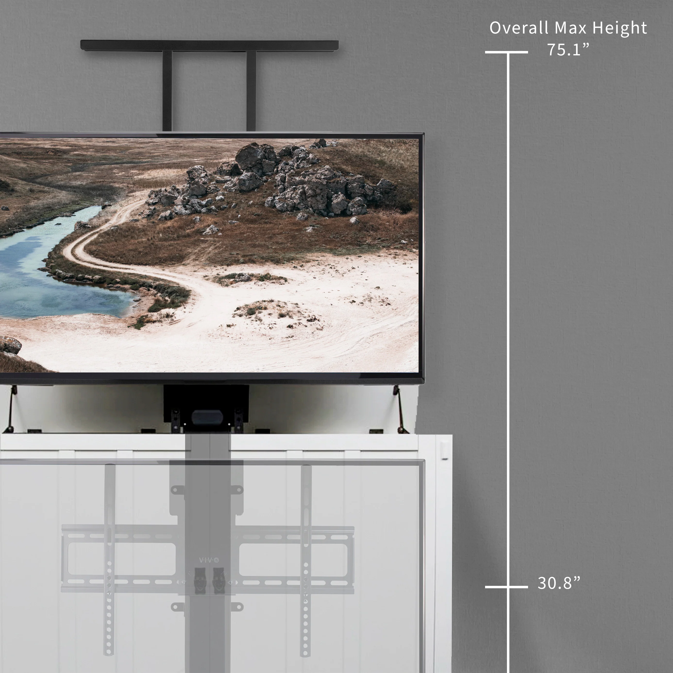 Motorized TV Stand for 32" to 65" TVs - Image 4
