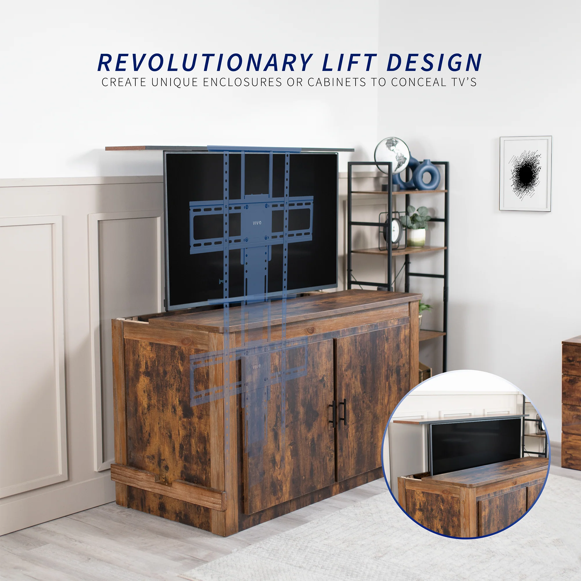 Motorized TV Stand for 32" to 65" TVs - Image 8