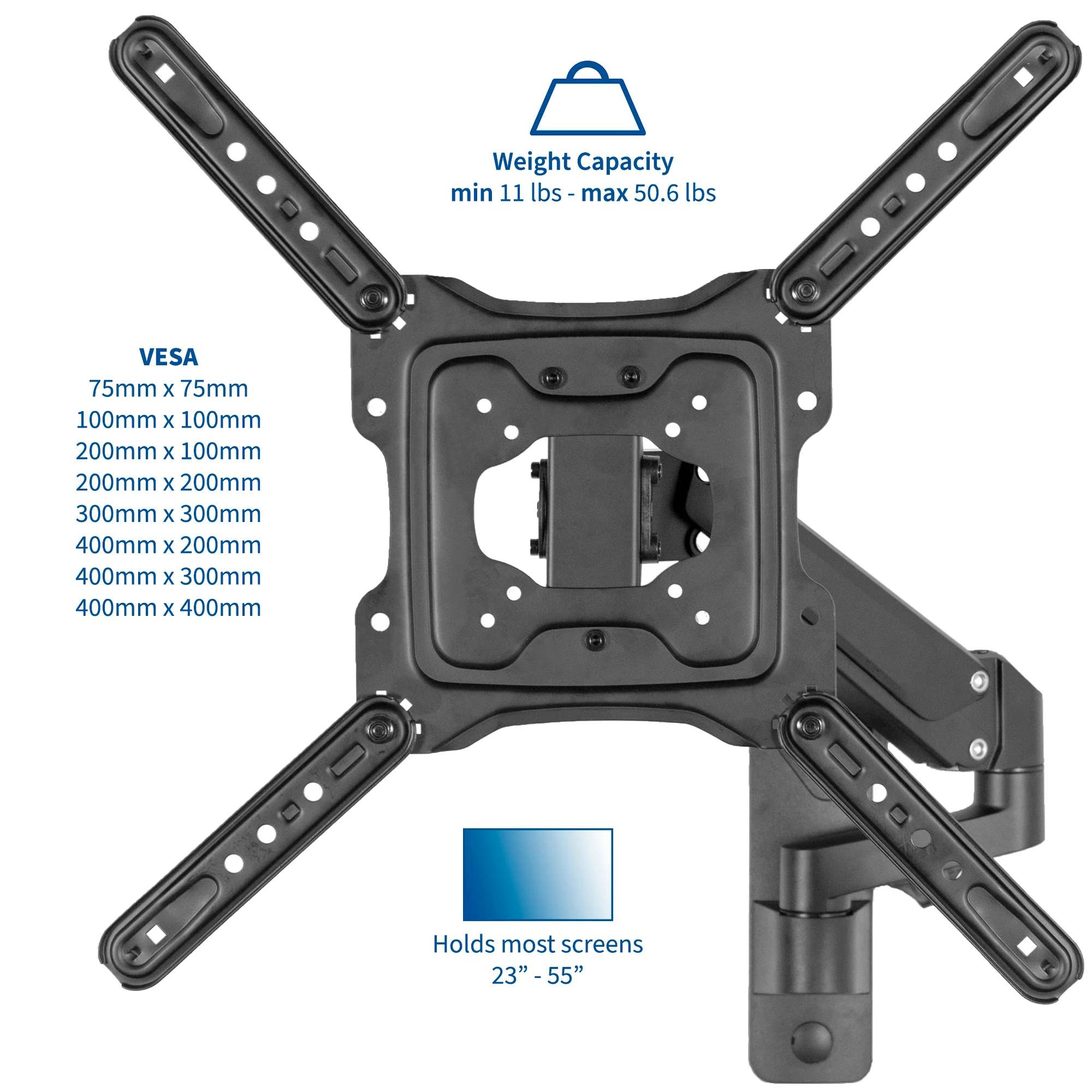 Aluminum Wall Mount for 23” to 55” TVs - Image 3