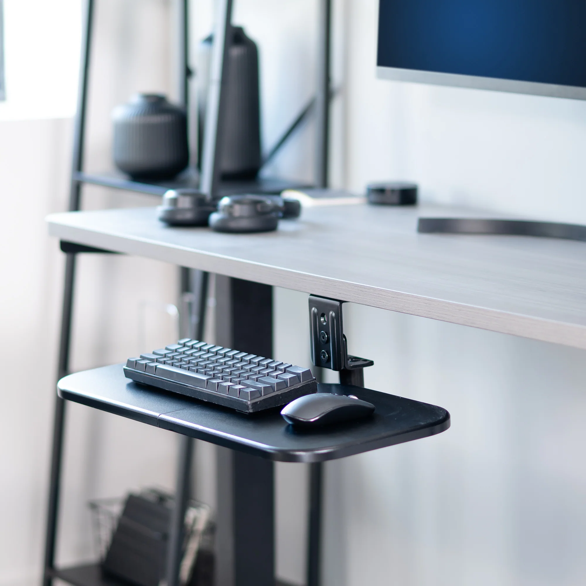 Under Desk Rotating Keyboard Tray - Image 2