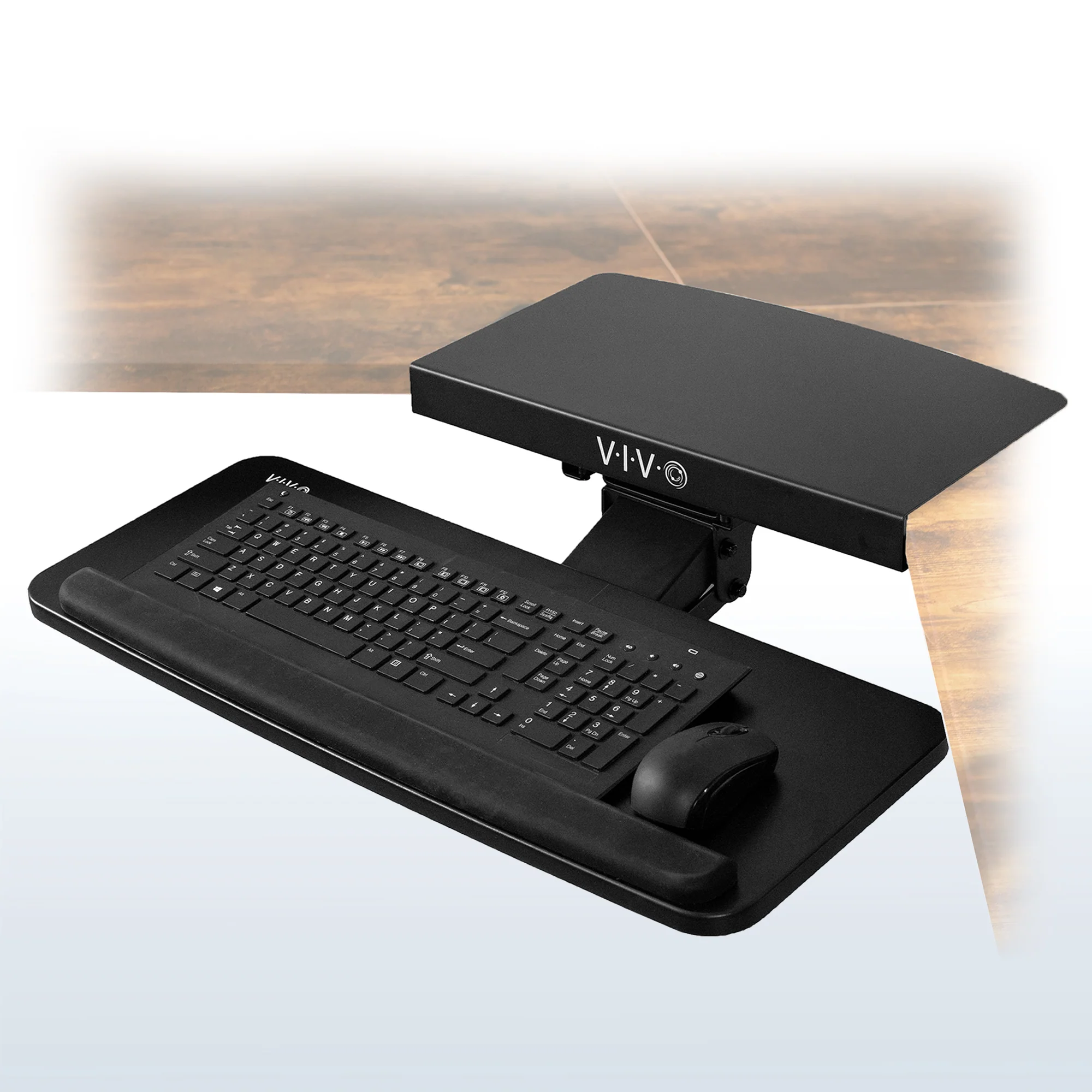 Corner Desk Keyboard Tray